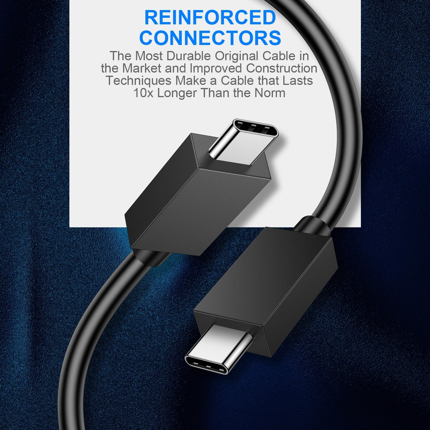 PS5 Controller Charger – 2 Pack 5FT OEM Original 3A Fast Charging Cable USB C