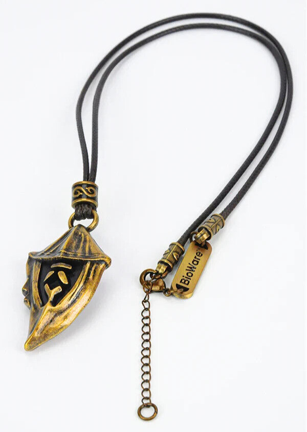 BioWare Officially Licensed Dragon Age Iron Bull Necklace Scroll Romance Bundle