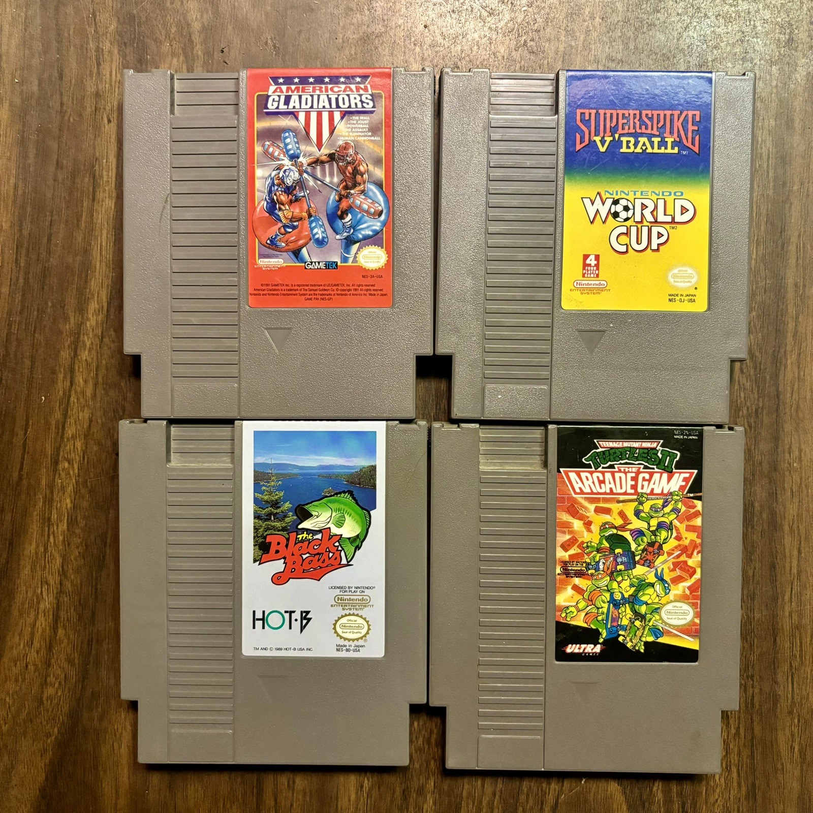 Nintendo NES Game (4) Lot Nintendo Entertainment System