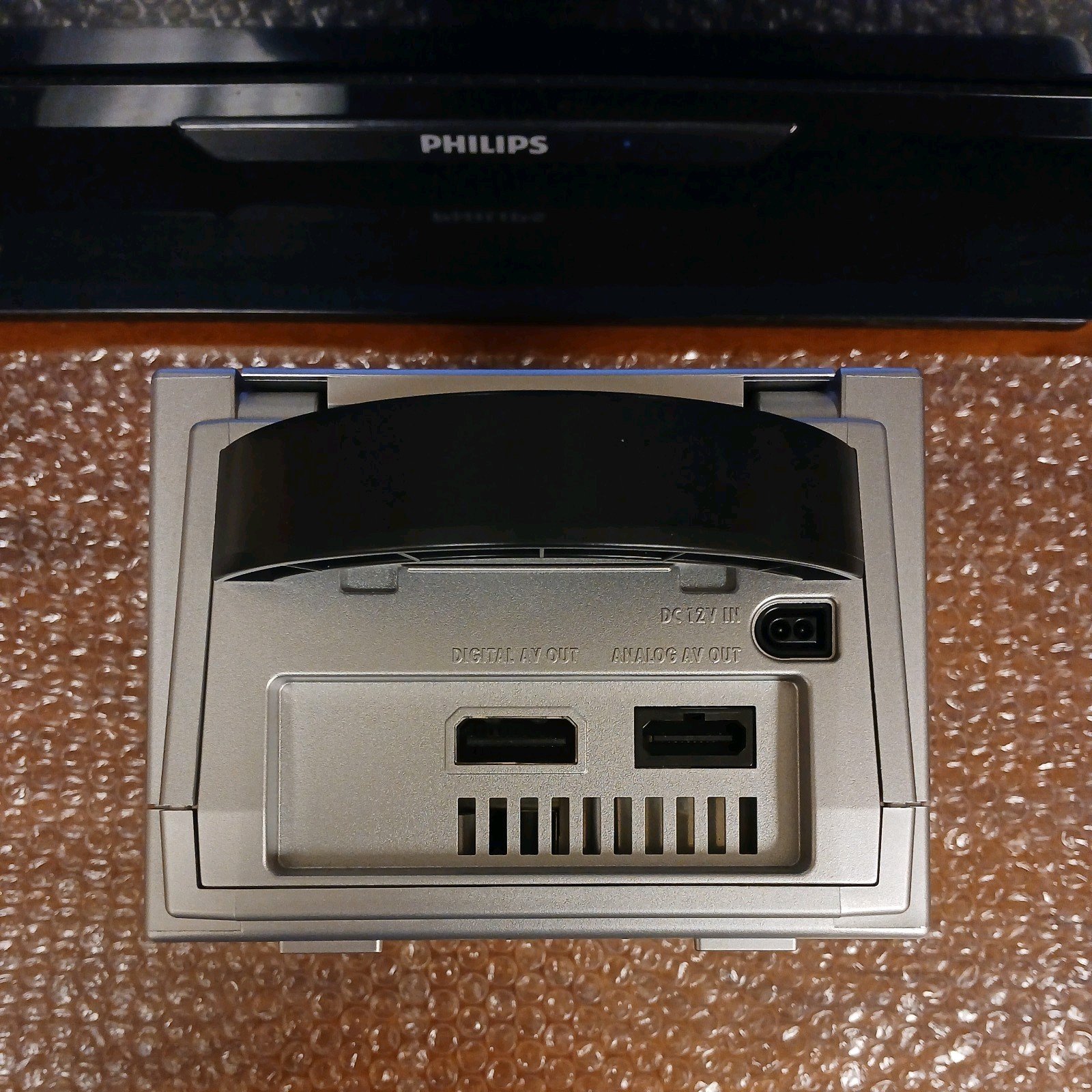 Nintendo GameCube System DOL-001 Silver Tested, Wavebird, OEM Cords. Tested