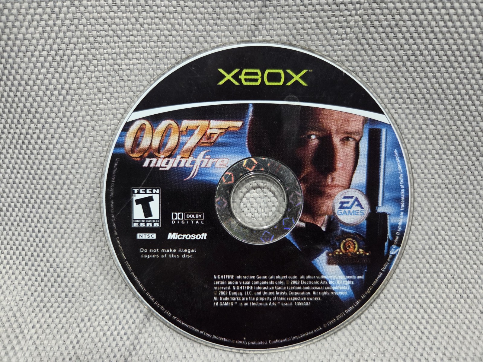 007: NightFire Microsoft Original Xbox Disc Only Tested and Working