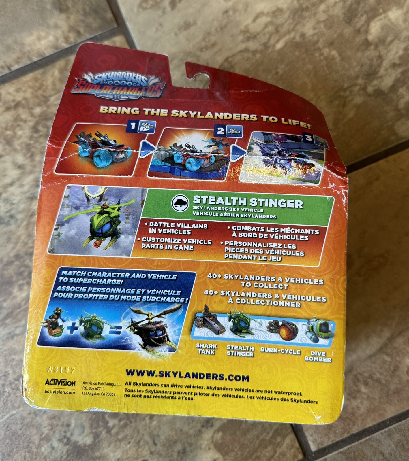 B73 Skylanders Superchargers Nitro Stealth Stinger –