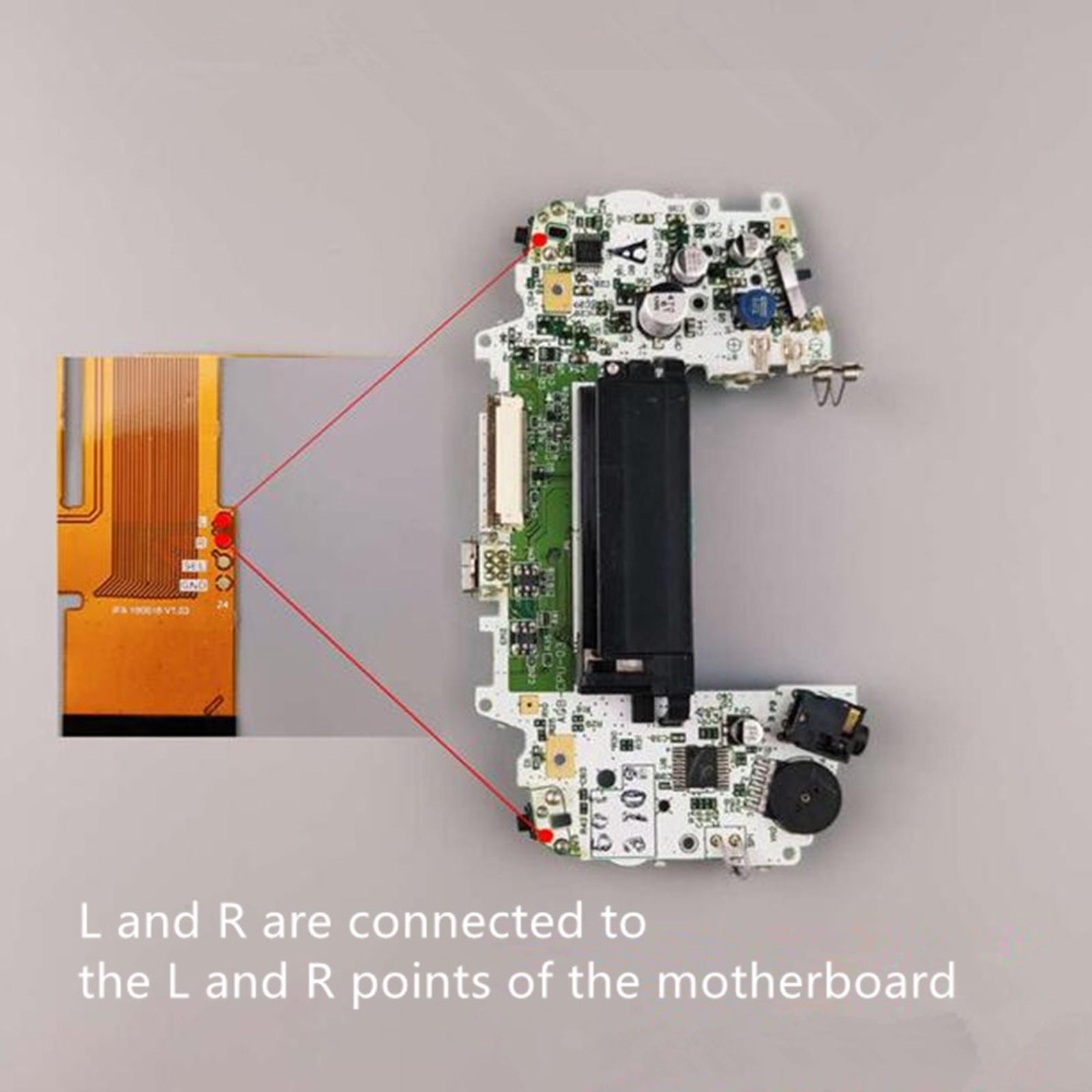 1 Set light Screen MOD LCD Backlight Kit For Nintendo GBA IPS Game Boy Advance