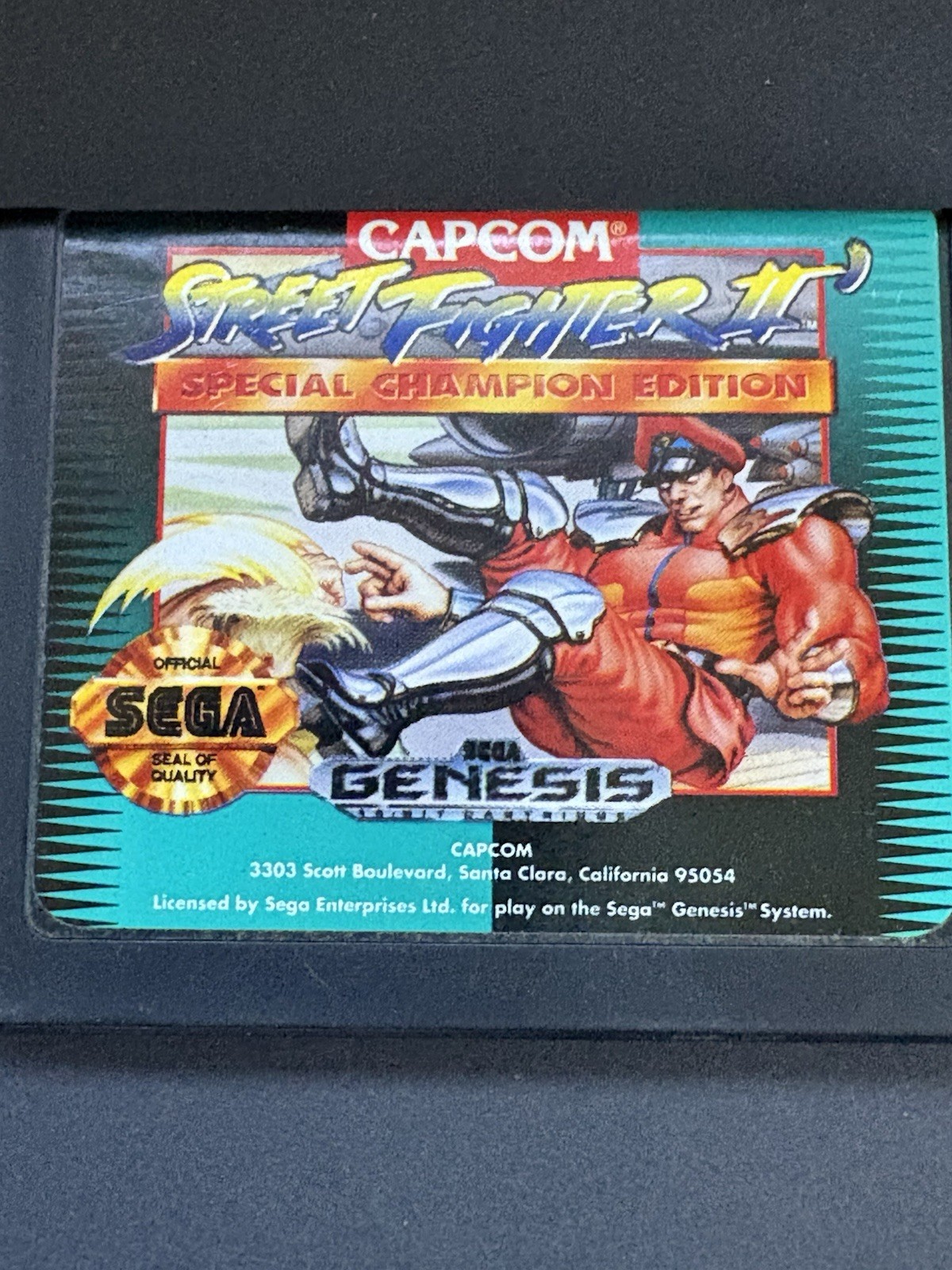 Street Fighter II 2 Special Champion Edition Sega Genesis 1993 Cartridge Only