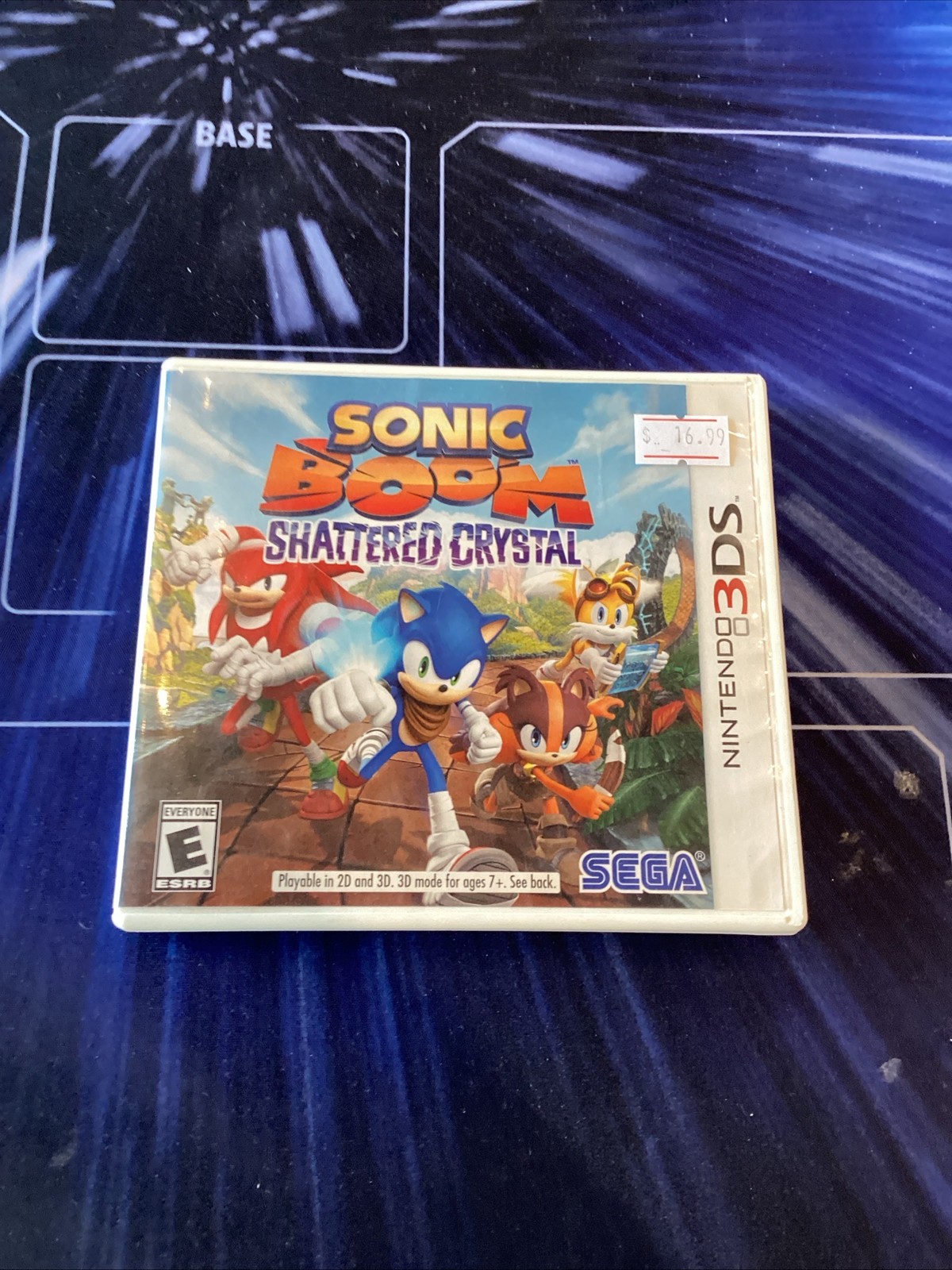 Sonic Boom: Shattered Crystal (Nintendo 3DS, 2014) With Manual
