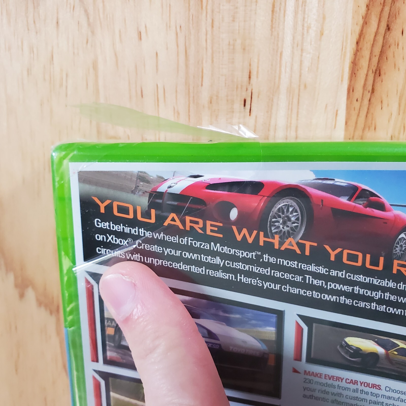 Forza Motorsport (Microsoft Xbox, 2005) BRAND NEW. See Condition notes