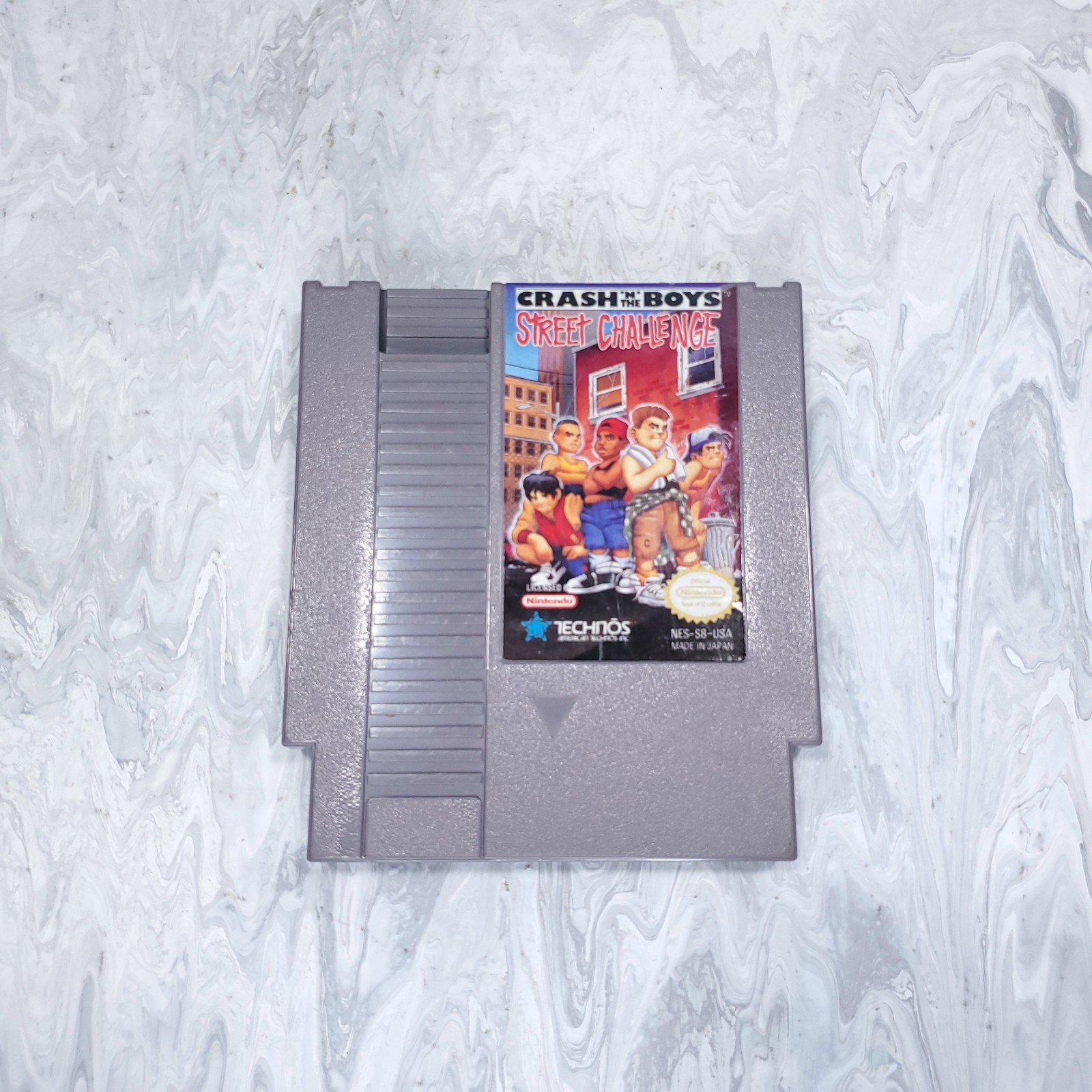 Crash N the Boys NES CART Original Vintage Nintendo Games Cleaned & Tested