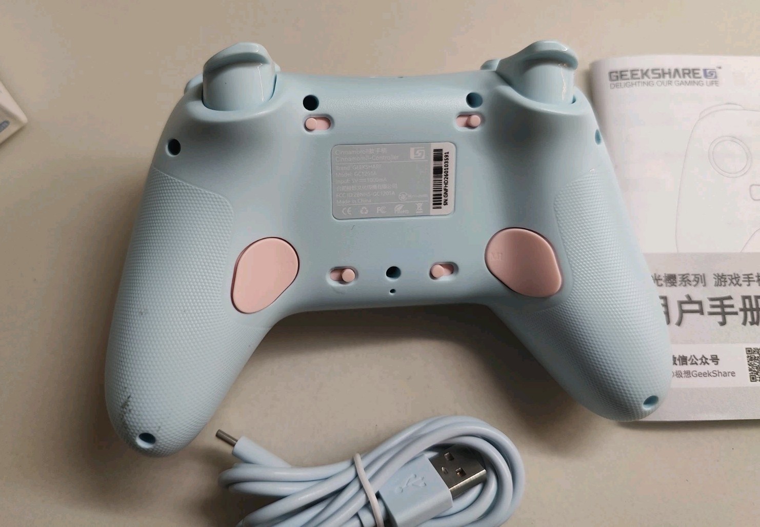 GeekShare Cinnamoroll Hall Effect Wireless Controller for Switch/PC/iOS/Android