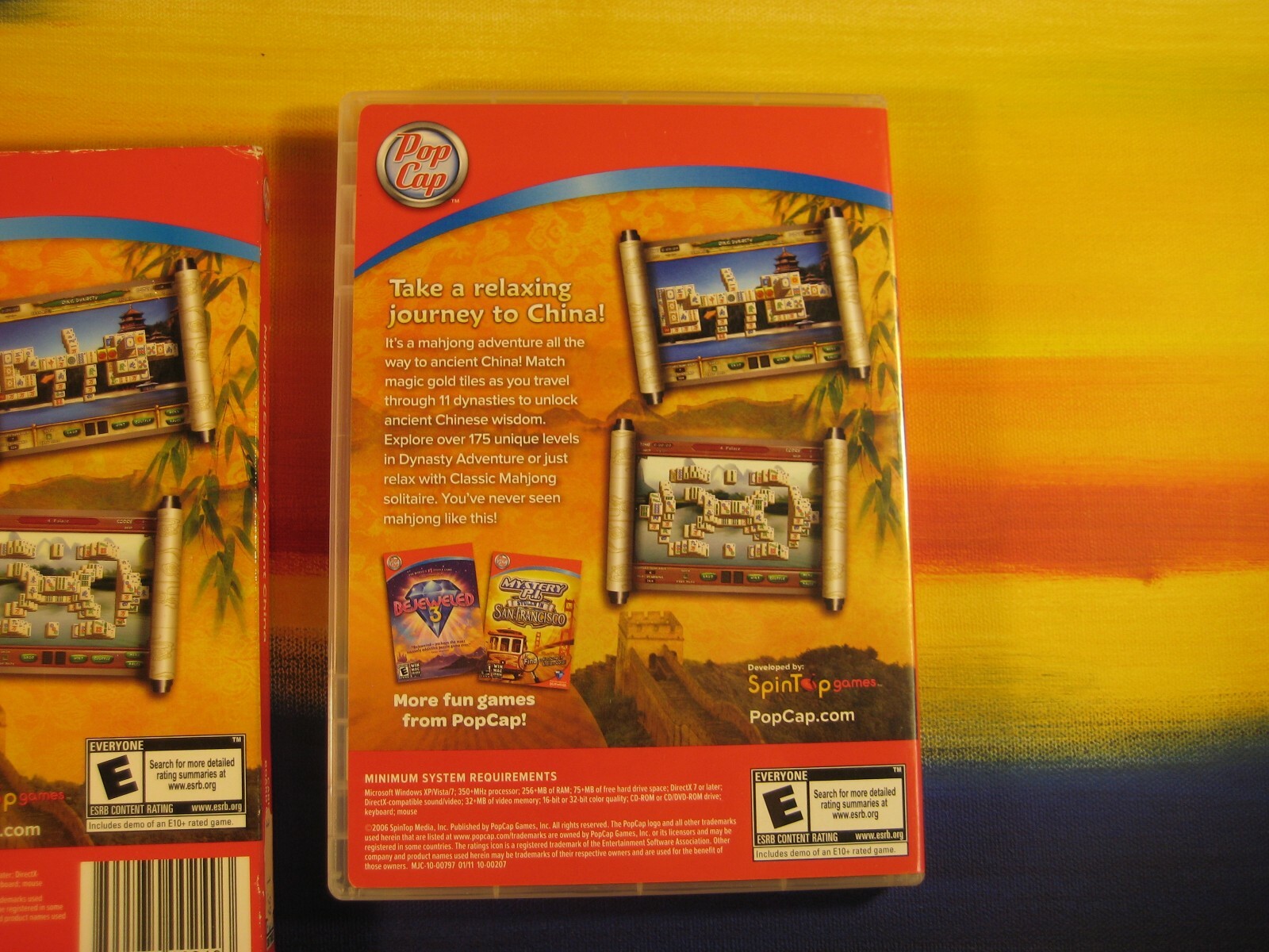 MahJong Escape Ancient China Win XP/7 PC CDROM Game by PopCap