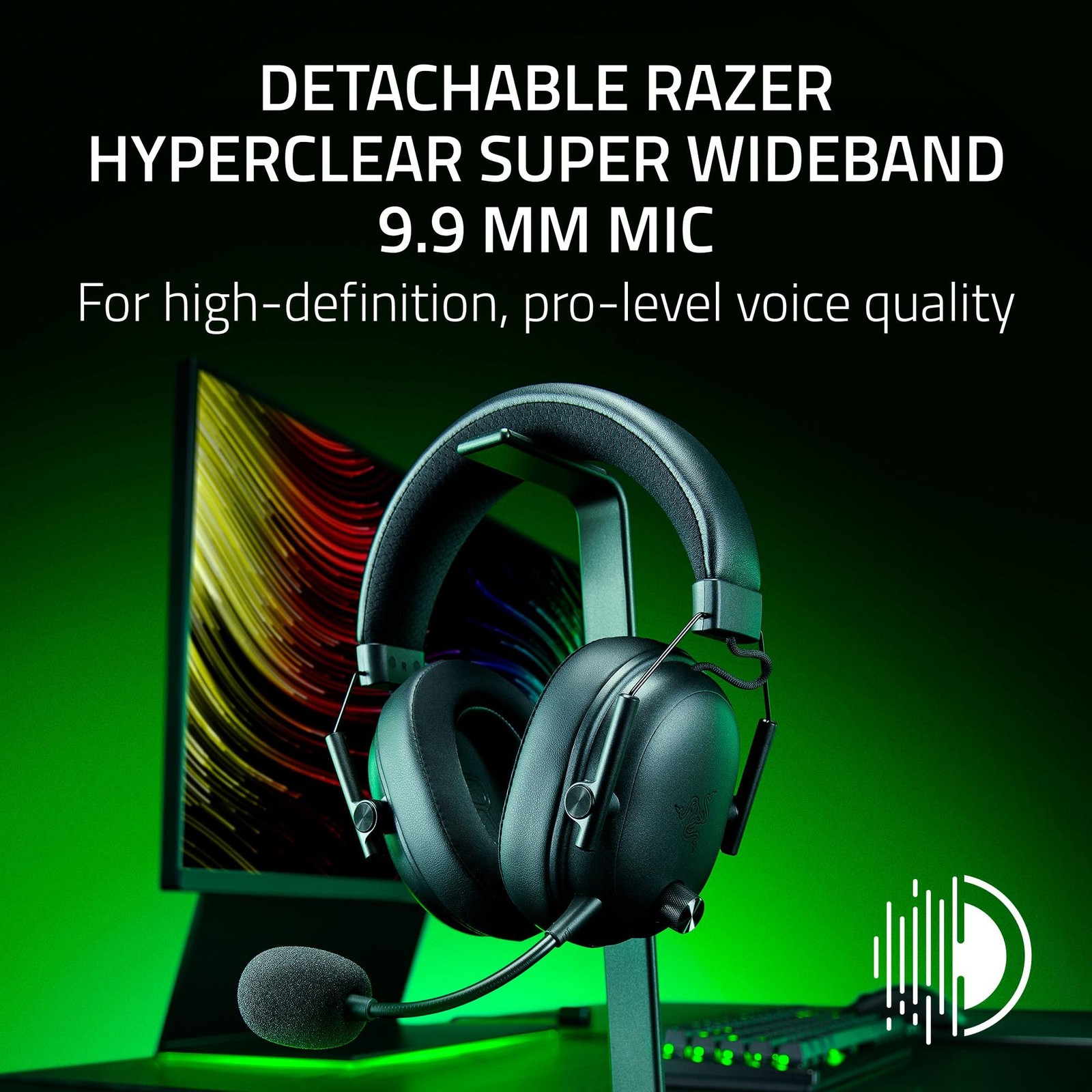 Razer BlackShark V3 Wireless Gaming Headset PC 50mm Drivers Super Wideba