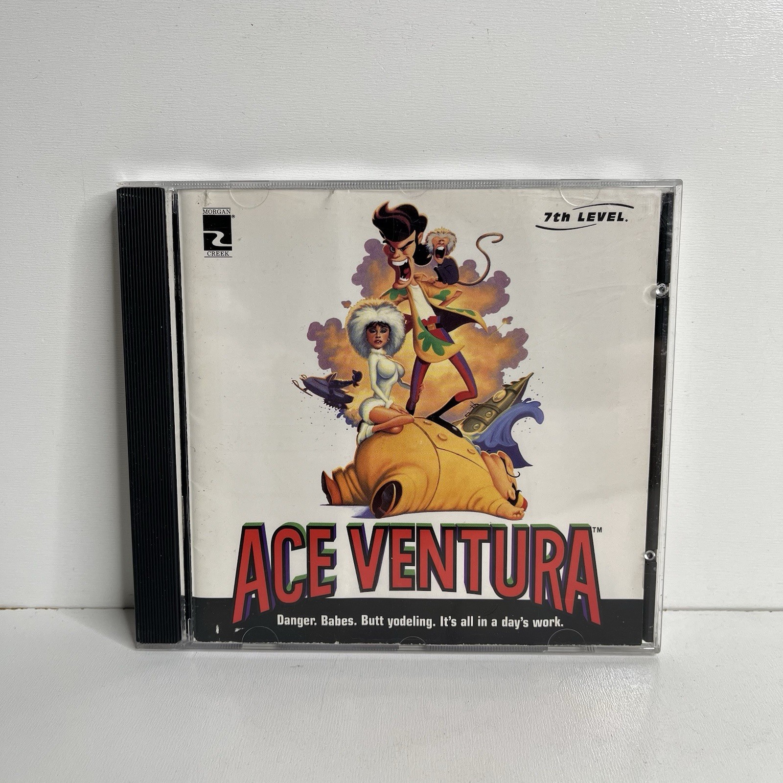 Ace Ventura PC Game CD-ROM 1996 7th Level Rare OOP!