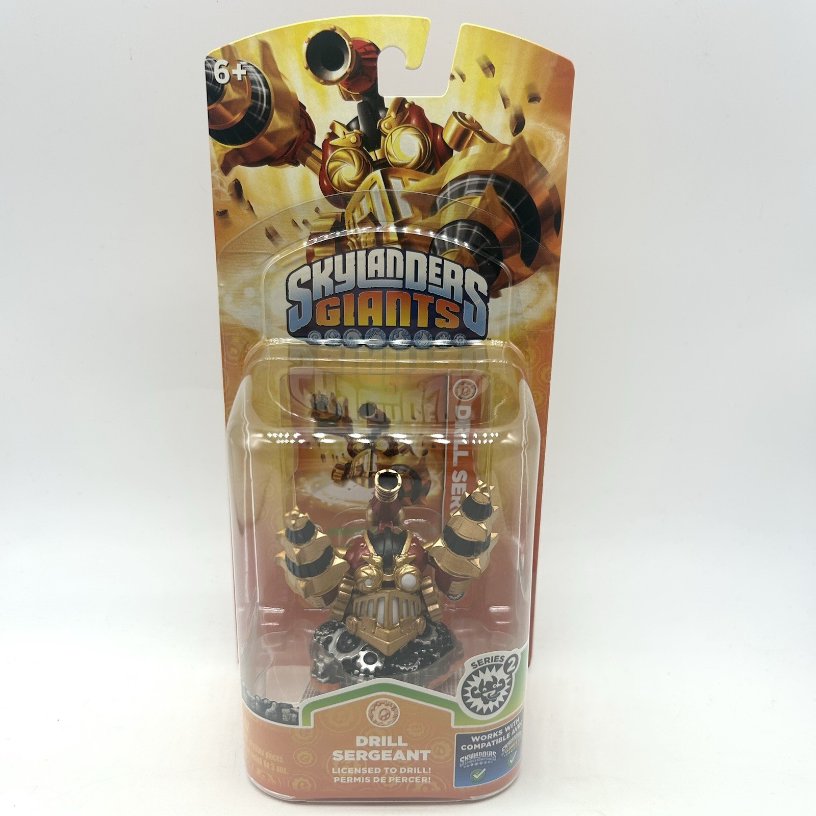 Skylanders Giants Drill Sergeant Figure NEW IN BOX