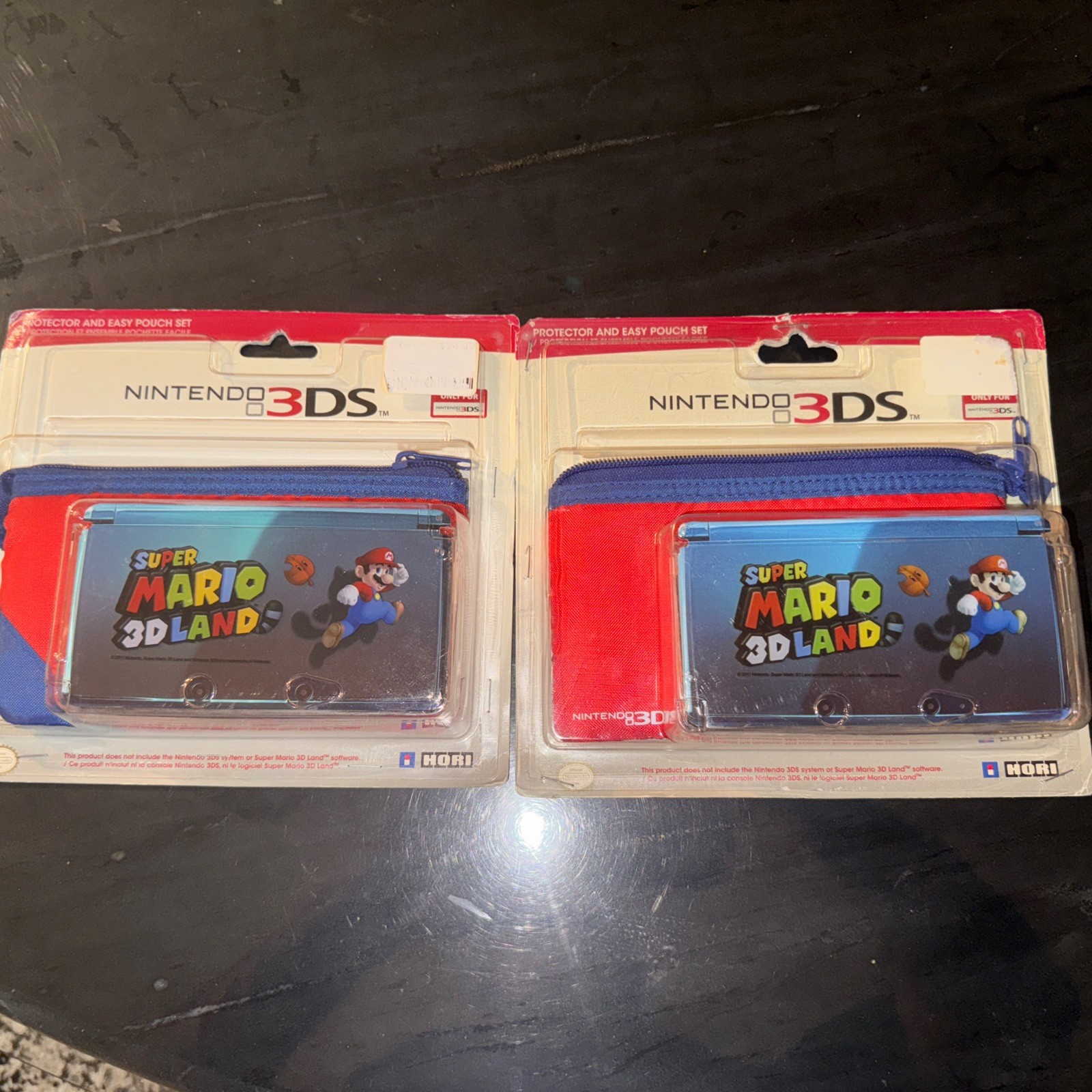 Nintendo 3DS Super Mario 3-D Land ￼Protector & Easy Pouch Set Hori 3DS