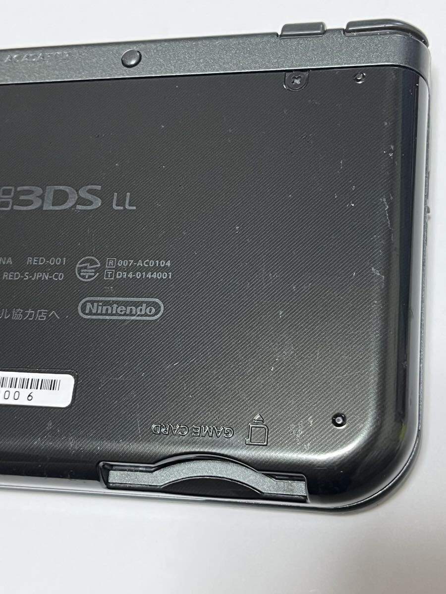Japanese New Nintendo 3DS XL LL METALLIC BLACK only console RED-001