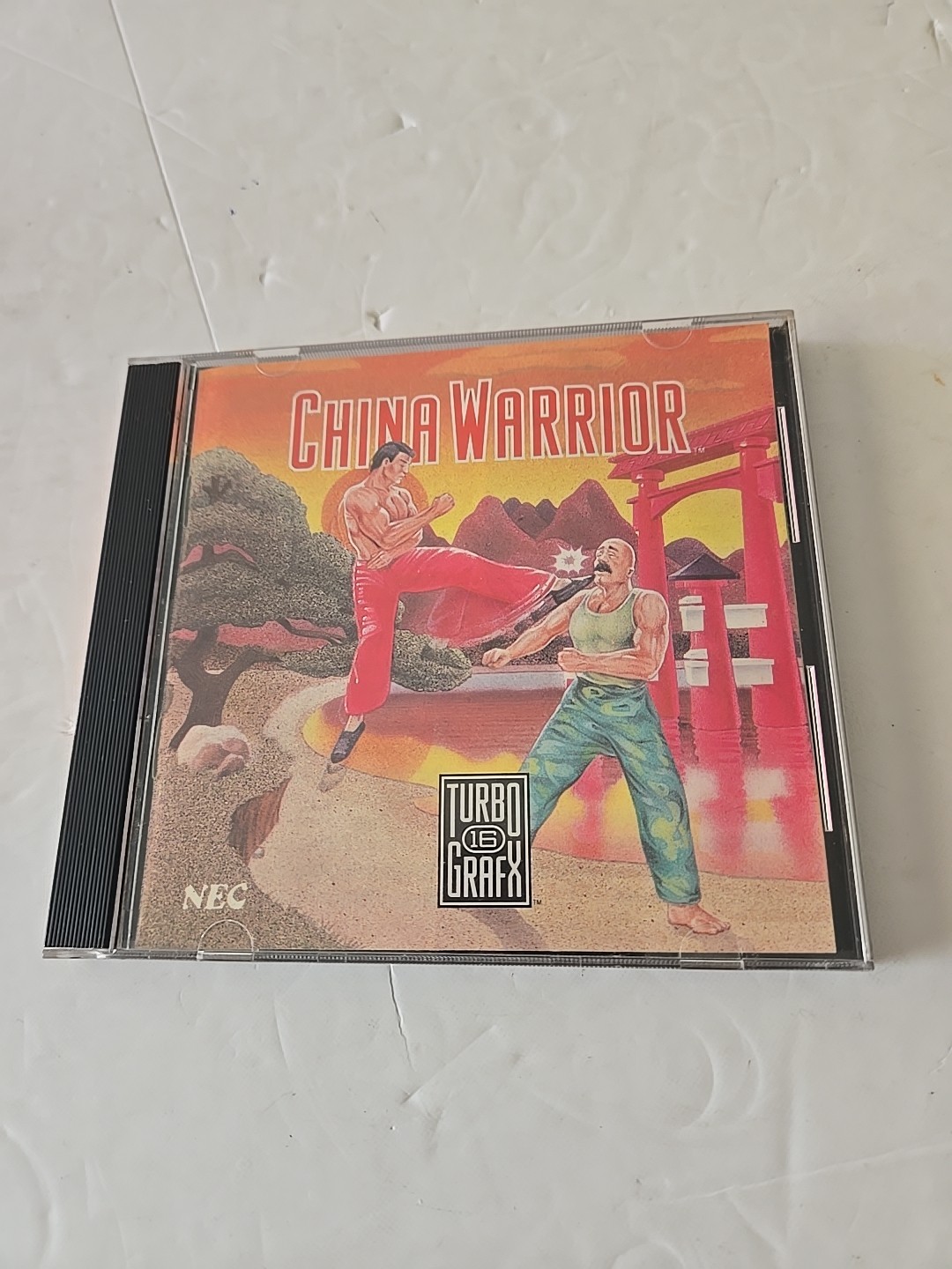 China Warrior Turbografx16 CIB 1989 Complete In Case