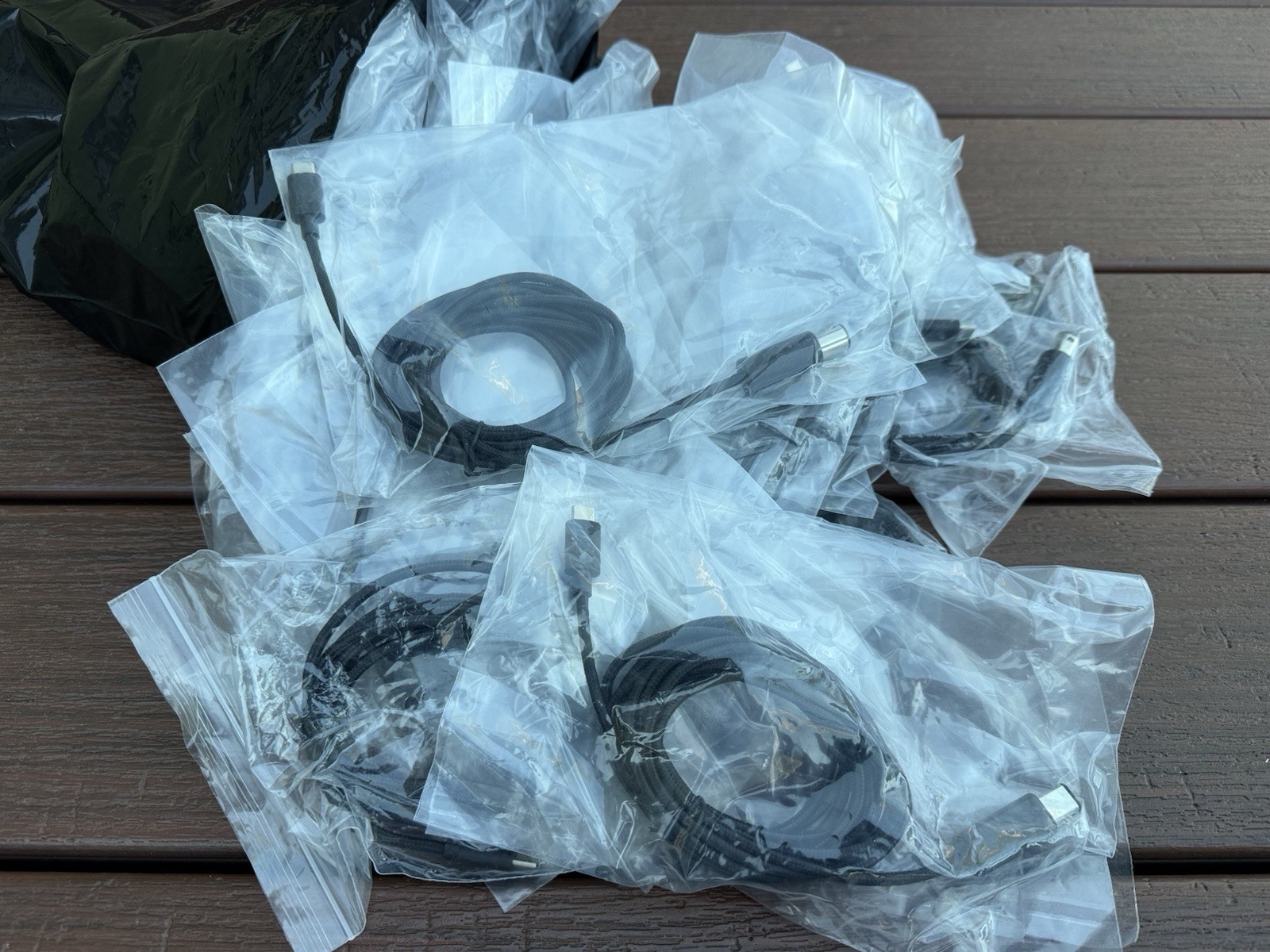Bulk Lot 10 GameCube to USB-C Cable 3M Braided Nintendo Switch PC Custom Mod New