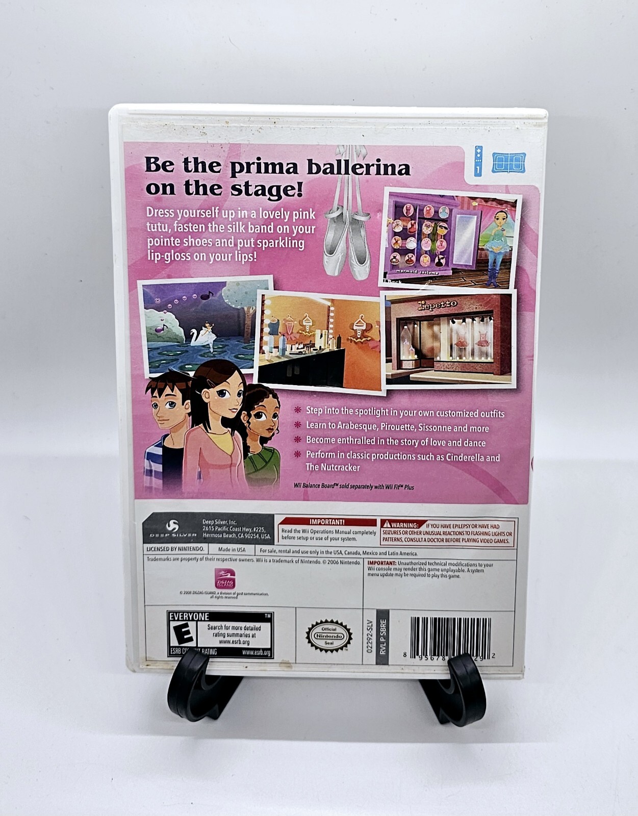 Let’s Play Ballerina (Nintendo Wii, 2010) *TESTED AND WORKING* VG CONDITION