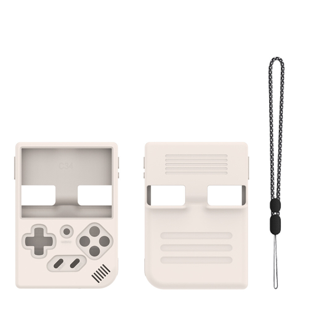 For ANBERNIC RG35XX plus game console silicone case drop protection simple
