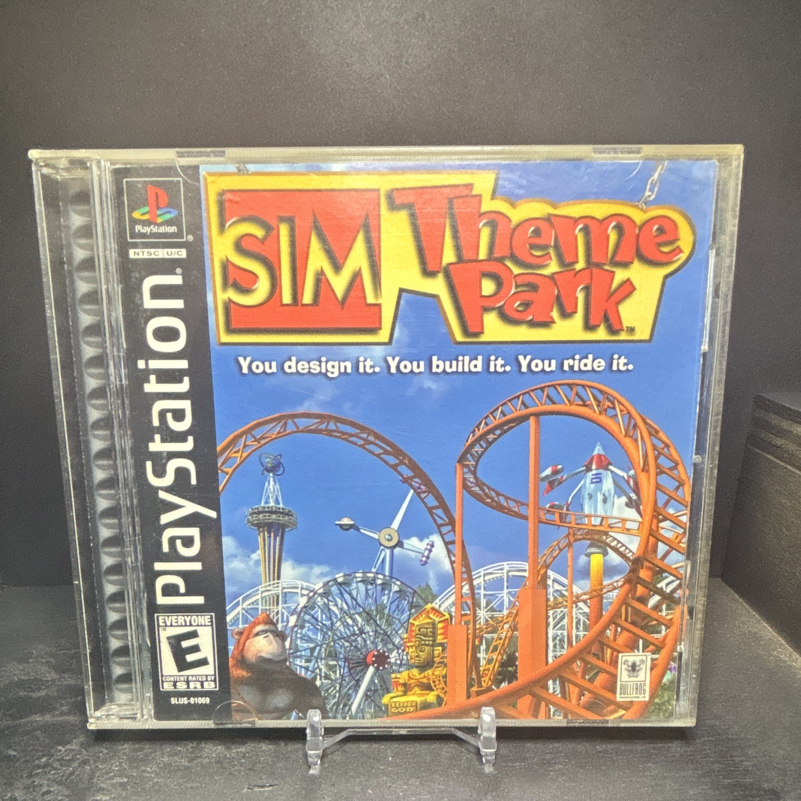Electronic Arts SimTheme Park PS1 Simulation E NTSC-U/C (US/CA) w/ Manual CIB