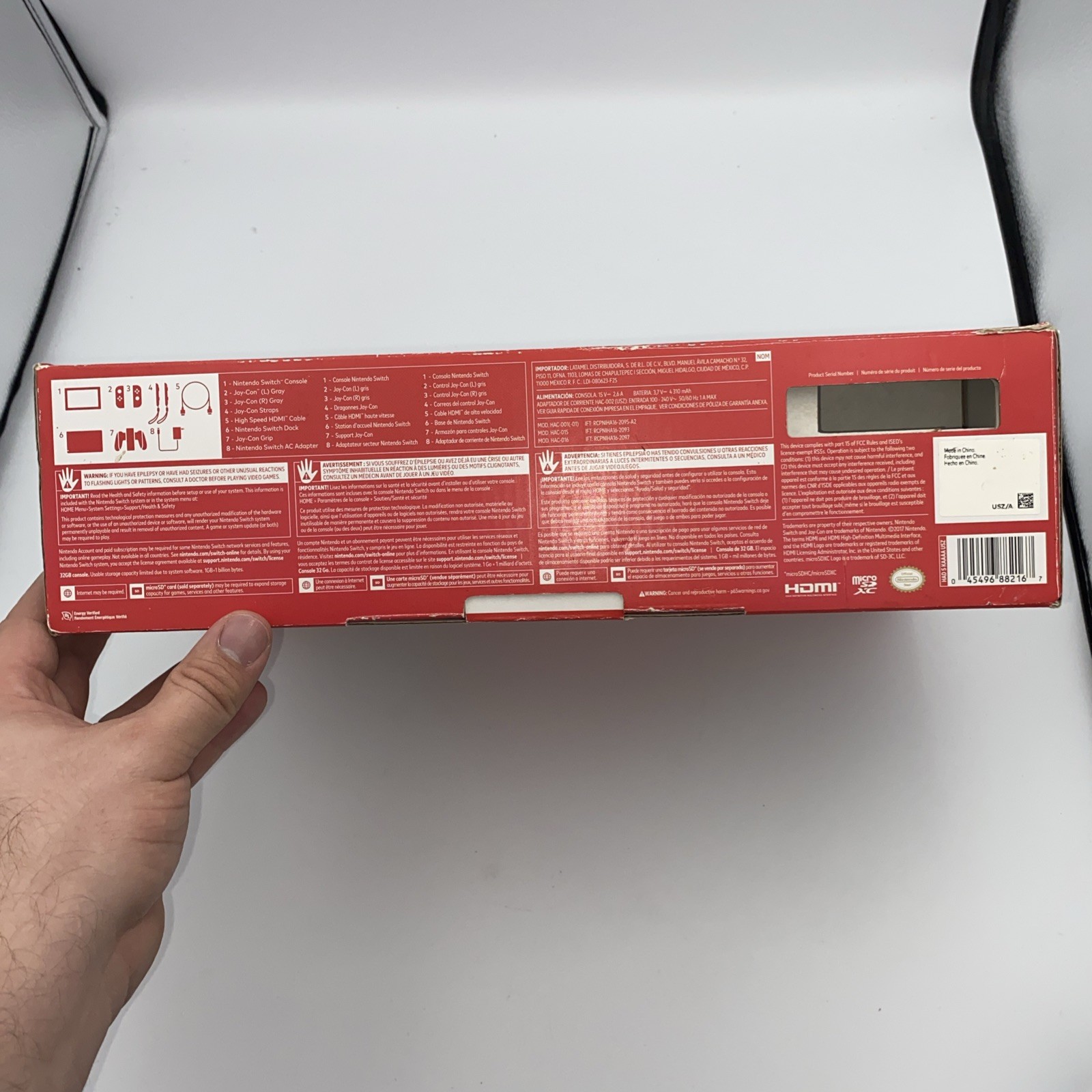 Nintendo Switch Complete With Box And Carrying Case Tested And Working
