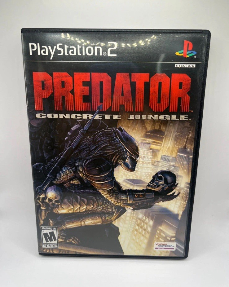 Predator: Concrete Jungle PS2 2005 M Rated NTSC-U/C Manual Included