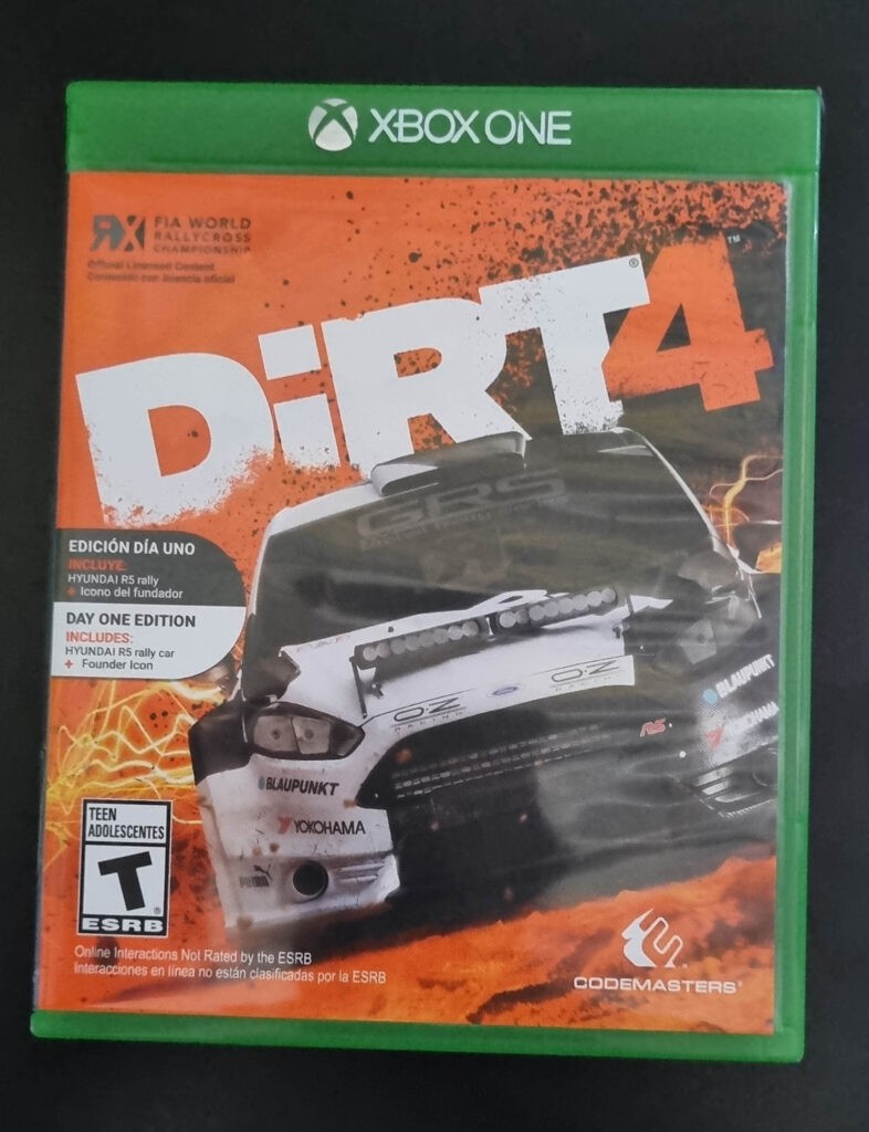 Dirt 4 Xbox One Disc and Case Tested Working Rally Racing Simulation Sim Game