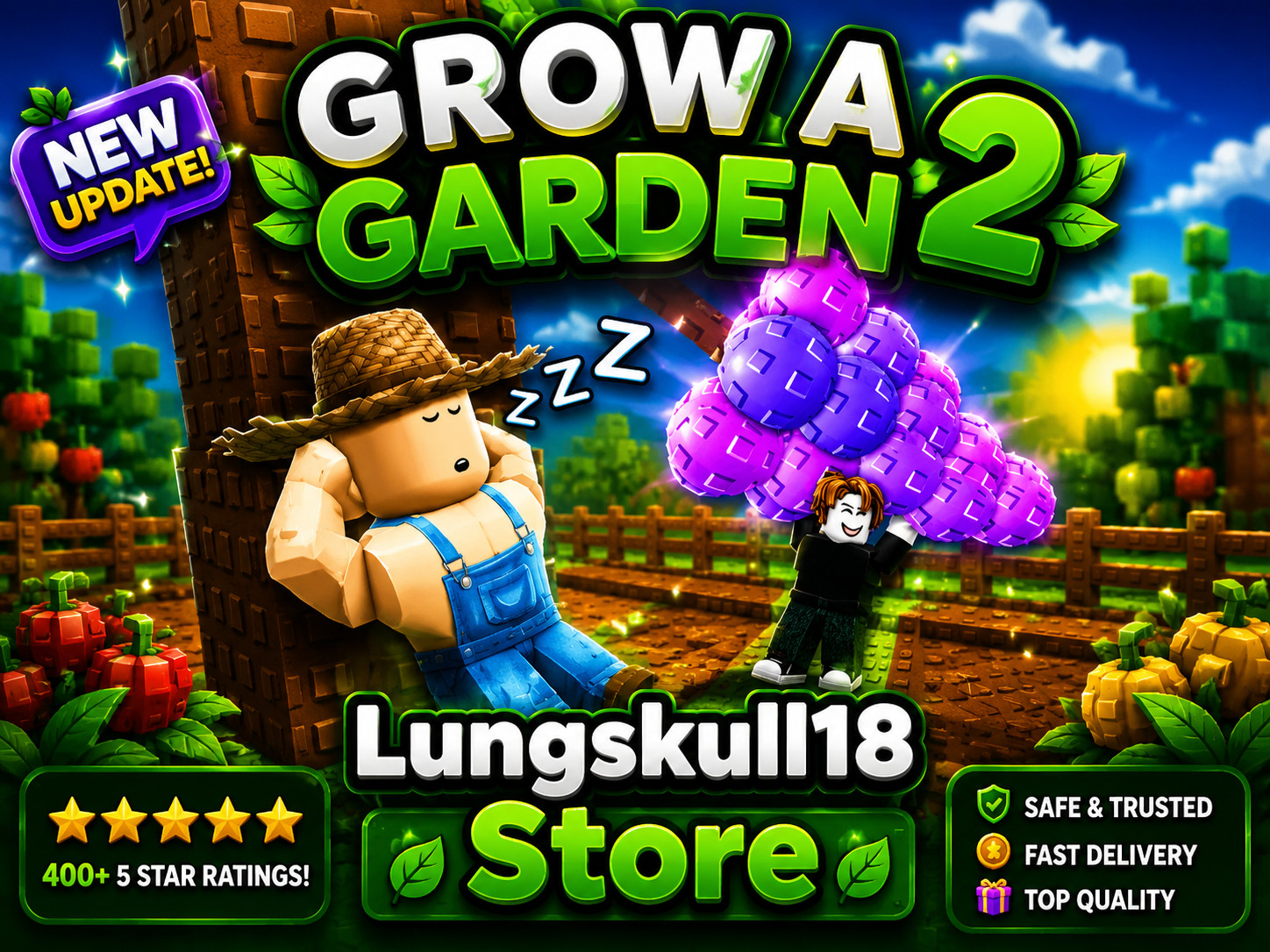 🪴Grow a Garden 2 | Seeds , Gears And Sheckles | GAG2 Fast & Easy & Cheap