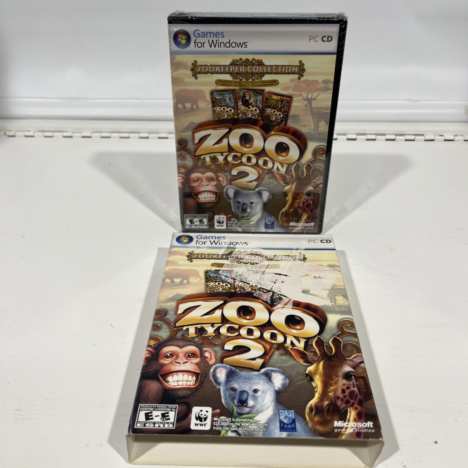 Zoo Tycoon 2: Zookeeper Collection PC-CD | Brand New Sealed | Games for Windows