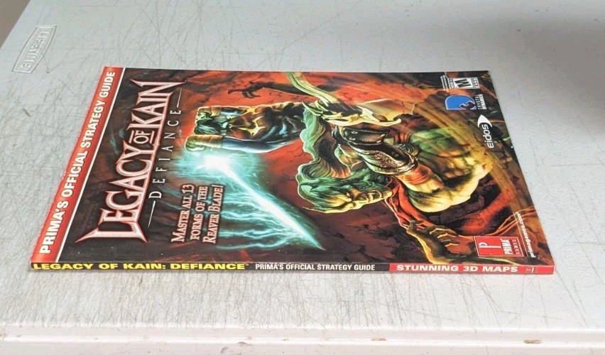 Legacy of Kain Defiance Prima Official Strategy Guide PS2 Xbox Eidos