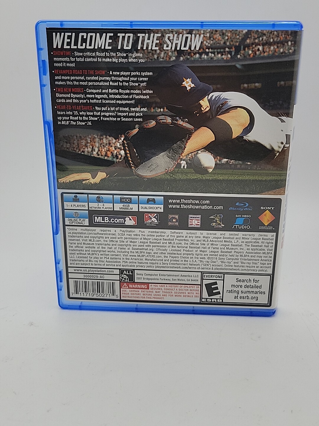 MLB: The Show 16 (Sony PlayStation 4, 2016)