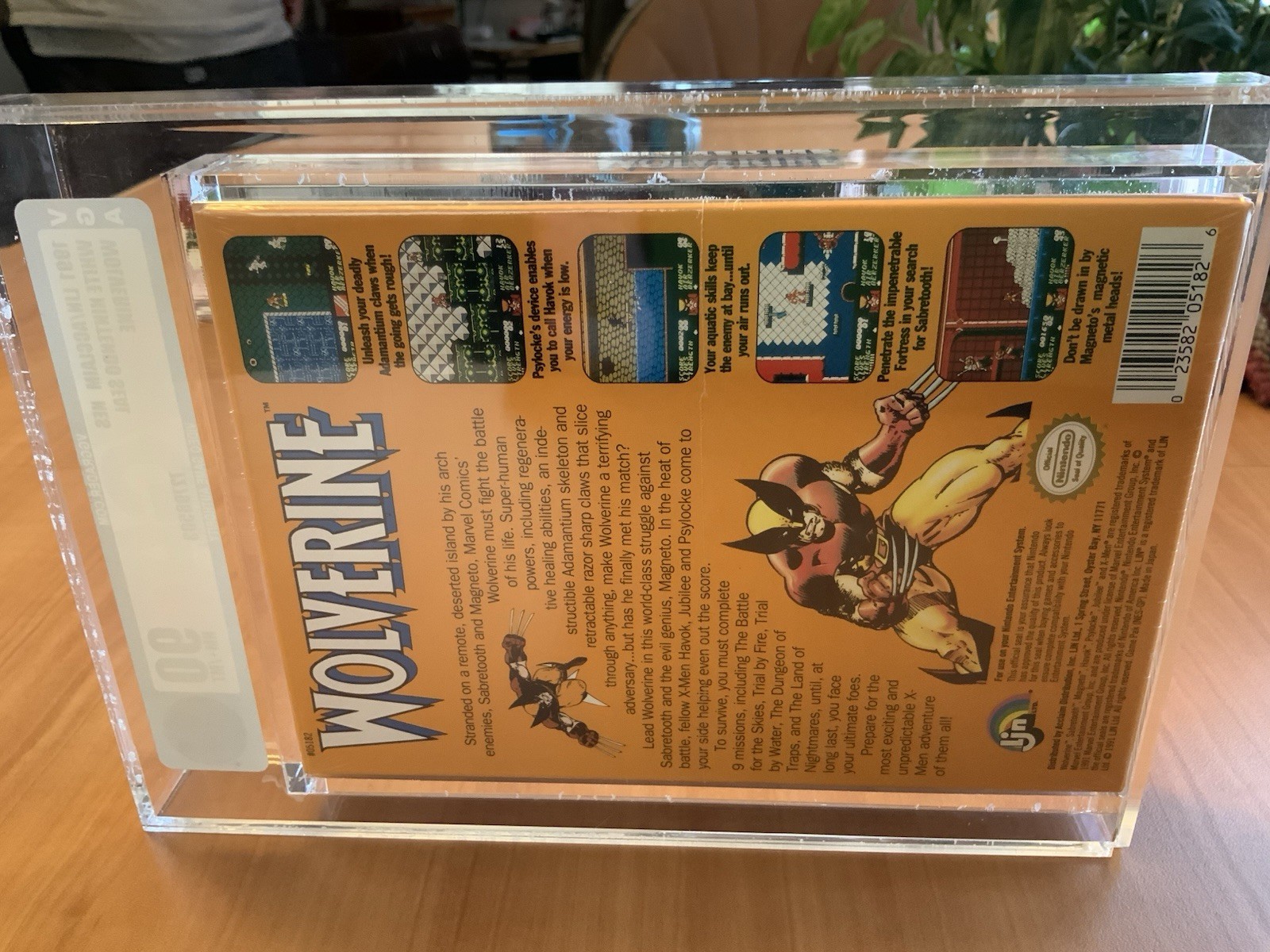 NES 1991 Wolverine VGA 90 NM+/MT MISB rare 💎🔥