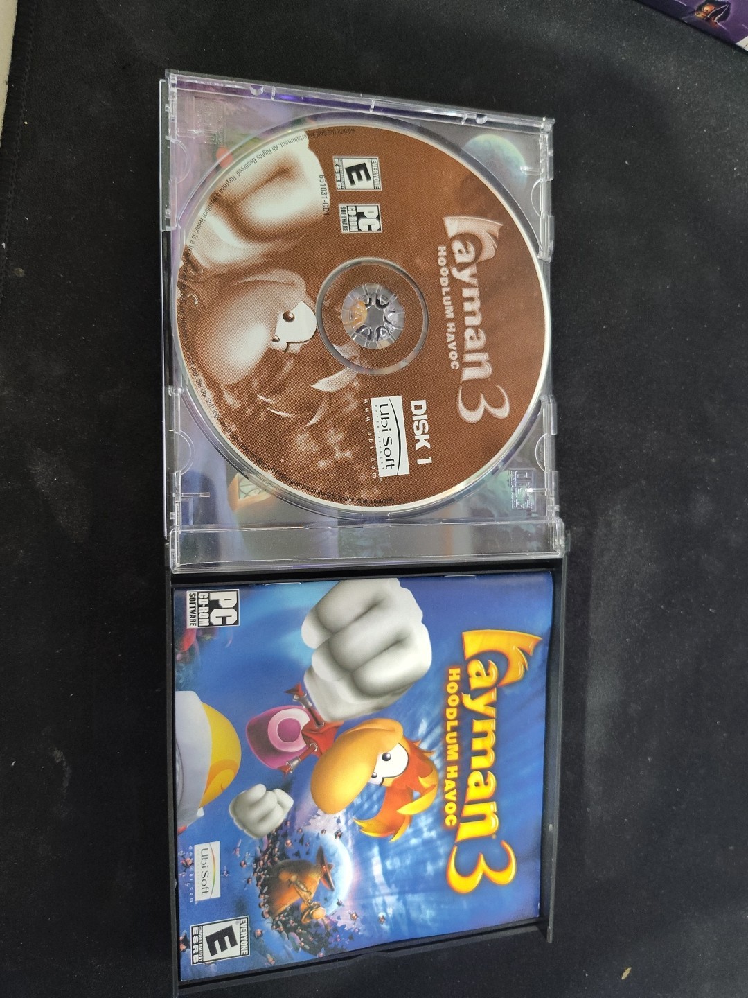 2003 Rayman 3: Hoodlum Havoc PC CD-ROM Computer Video Game Boxed 3 Disc