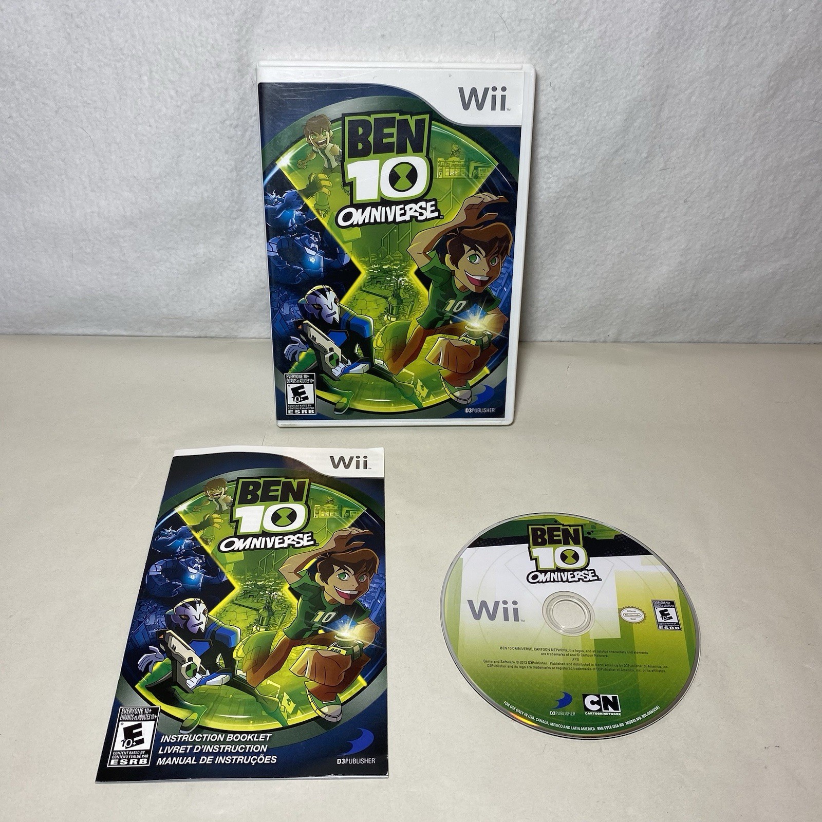 Ben 10: Omniverse Game (Nintendo Wii, 2012) Complete In Box CIB TESTED WORKS