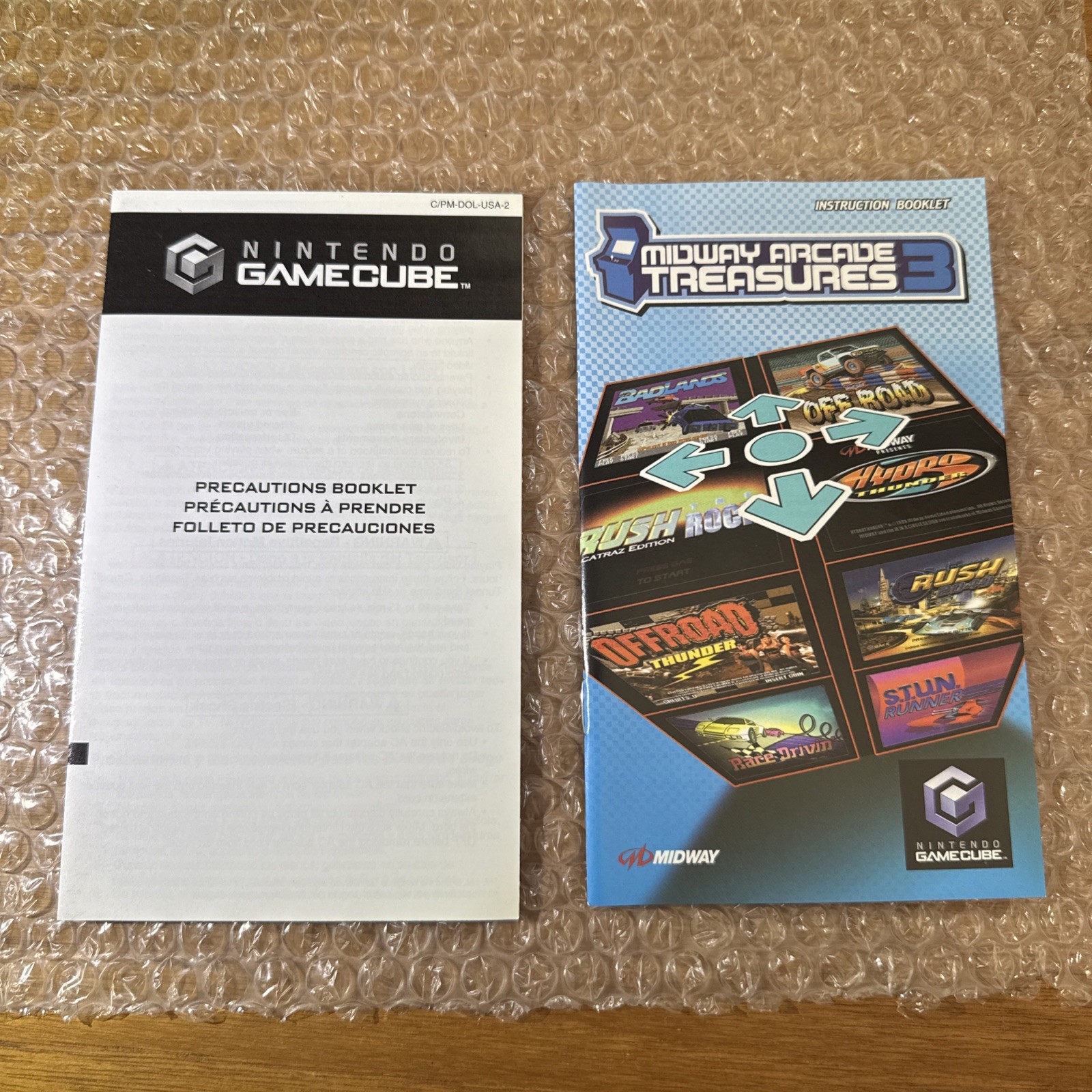 Midway Arcade Treasures 3 (Nintendo GameCube, 2005) Complete CIB Tested Working