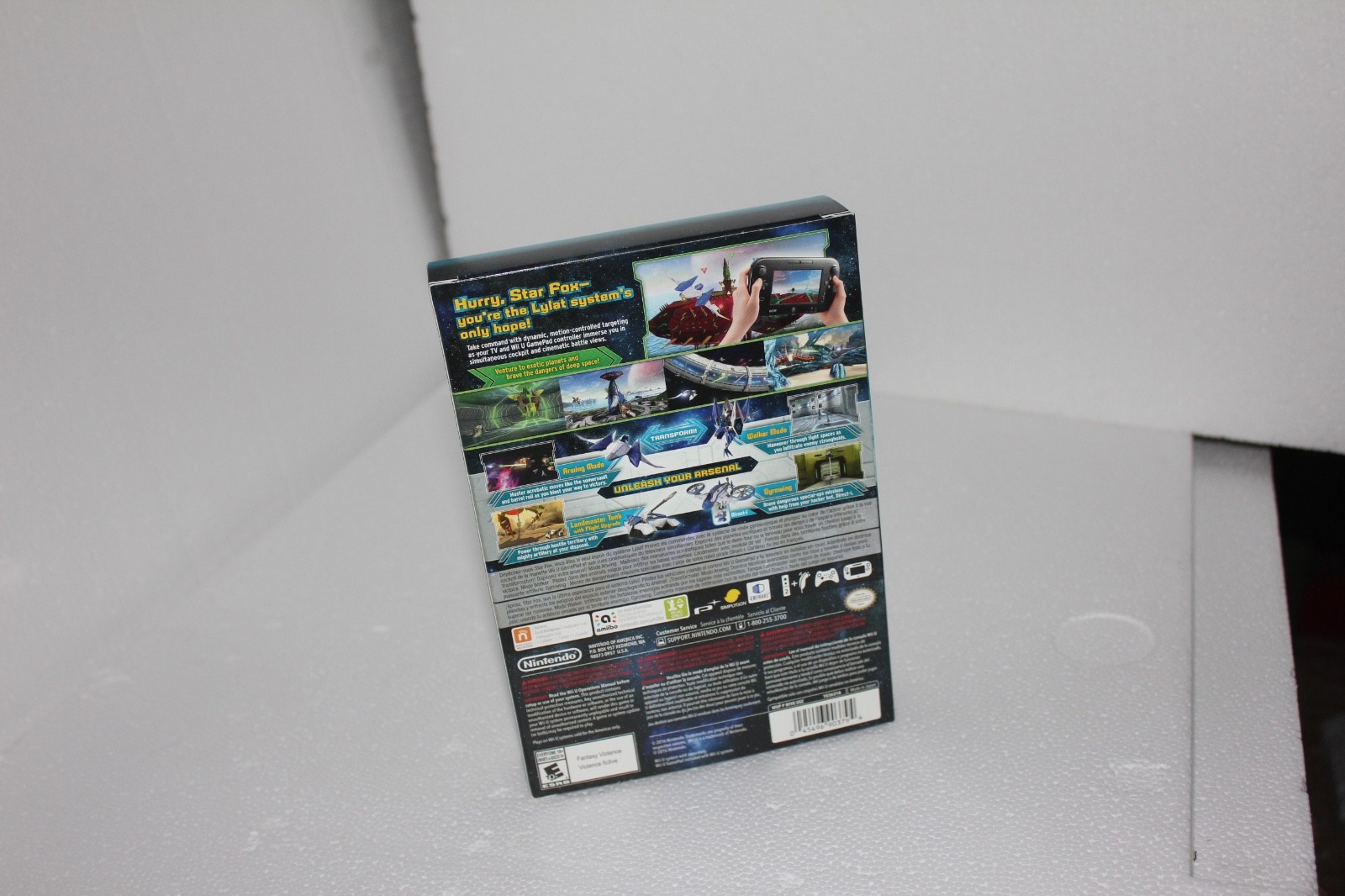 Star Fox Zero + Bonus StarFox Guard US NTSC WiiU Wii U NEW SEALED FREE SHIPPING