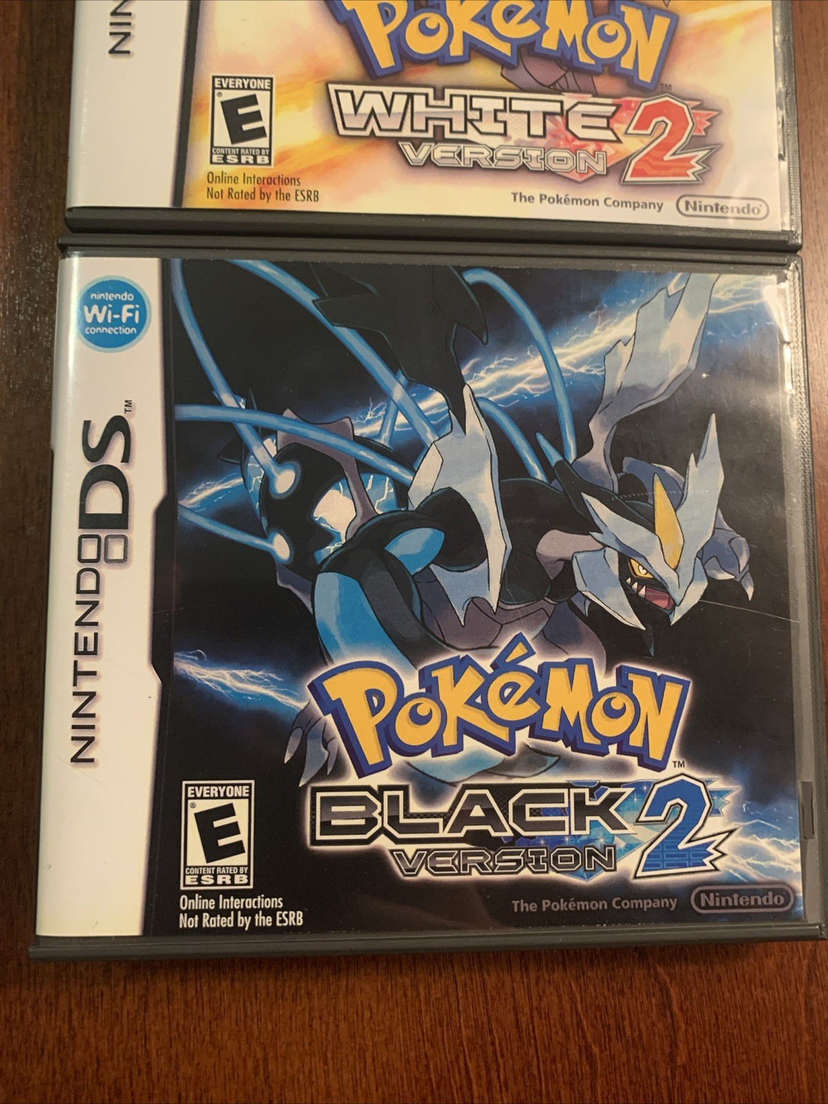 Pokemon White 2 + Black 2 Nintendo DS Replacement Cases Only NO GAMES – Bundle