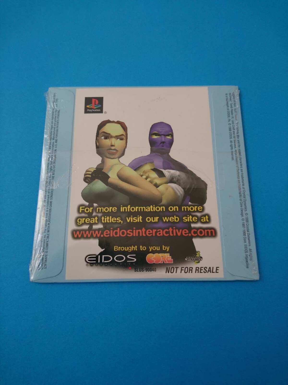 NEW EIDOS VOLUME 3 DEMO CD Soul Reaver Tomb Raider PlayStation 1 PS1 NEW SEALED