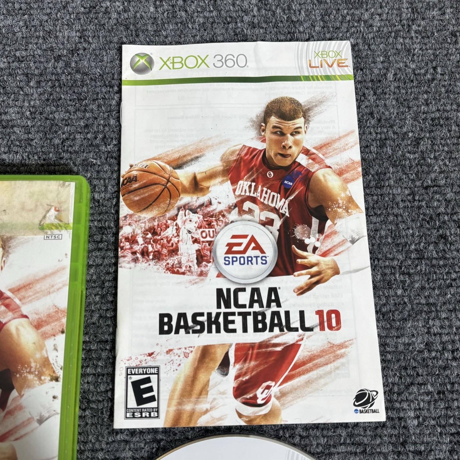 NCAA Basketball 10 (Microsoft Xbox 360) CIB Complete In Box W/ Manual Tested