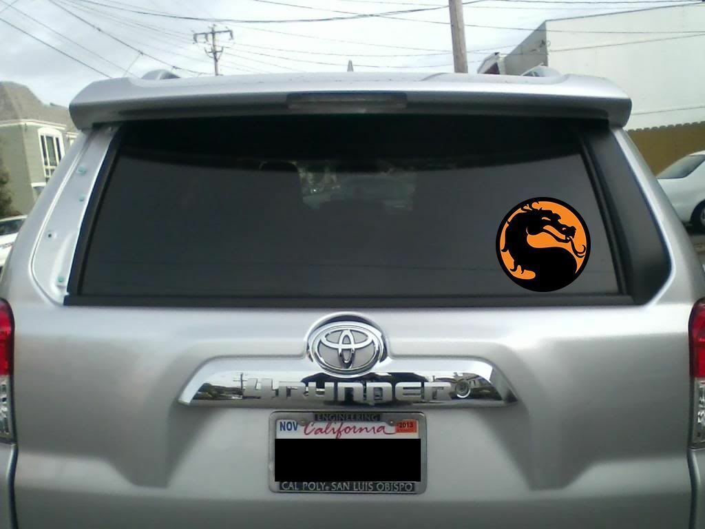 Mortal Kombat Circle logo Vinyl Decal / Sticker 10 Sizes!!! FAST SHIP TRACKING