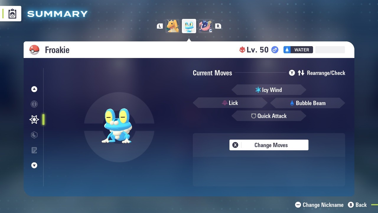 Pokemon Legends ZA 💥 6IV Normal Alpha Froakie💥Fast 🚀Masterball Held