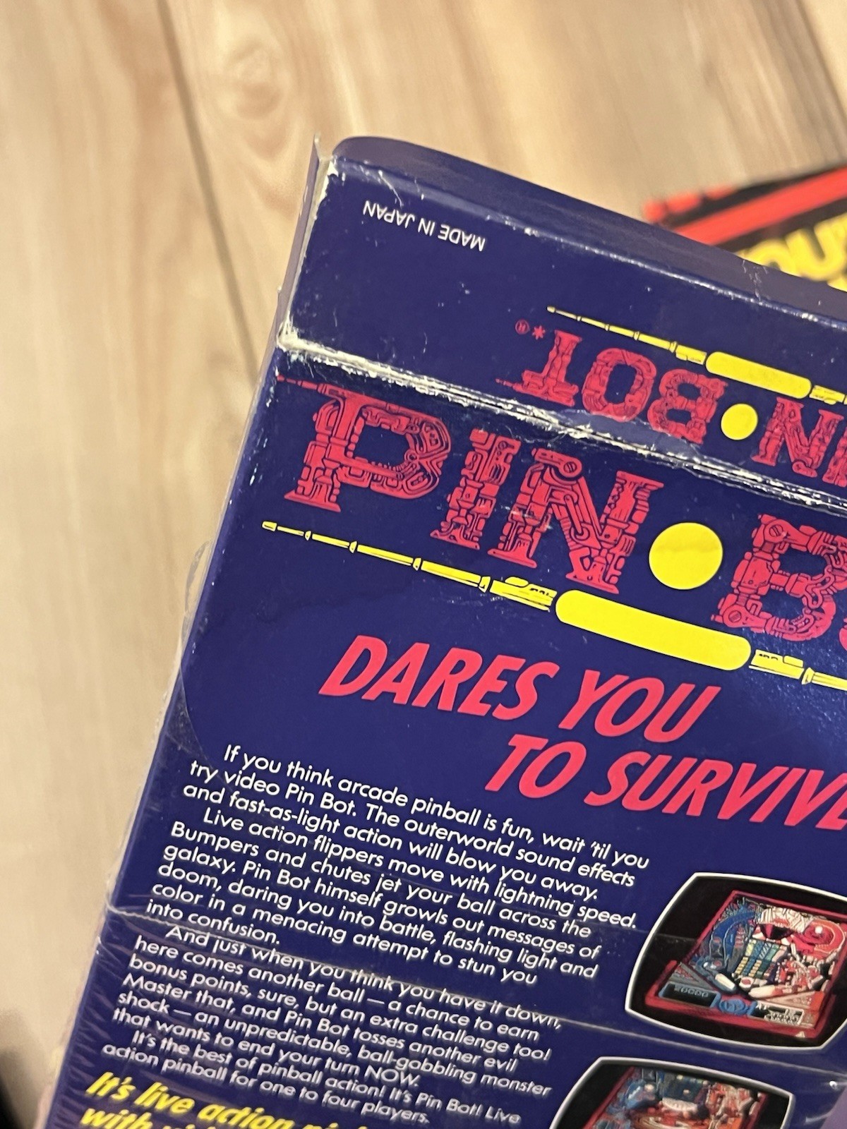 Pin Bot (Nintendo NES, 1990) CIB Complete w/ Poster & Inserts Tested Works
