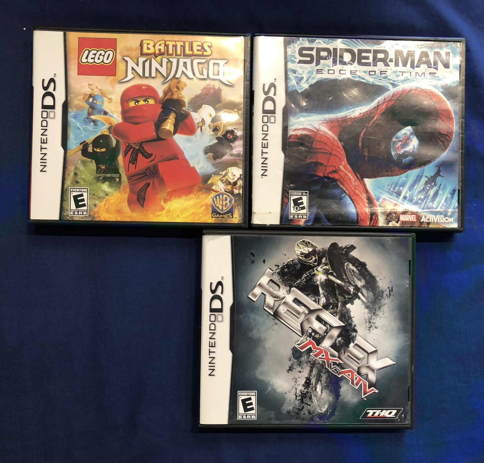 DS games Boys Pack Incl. MX vs ATV, Spider Man & Lego Ninjago