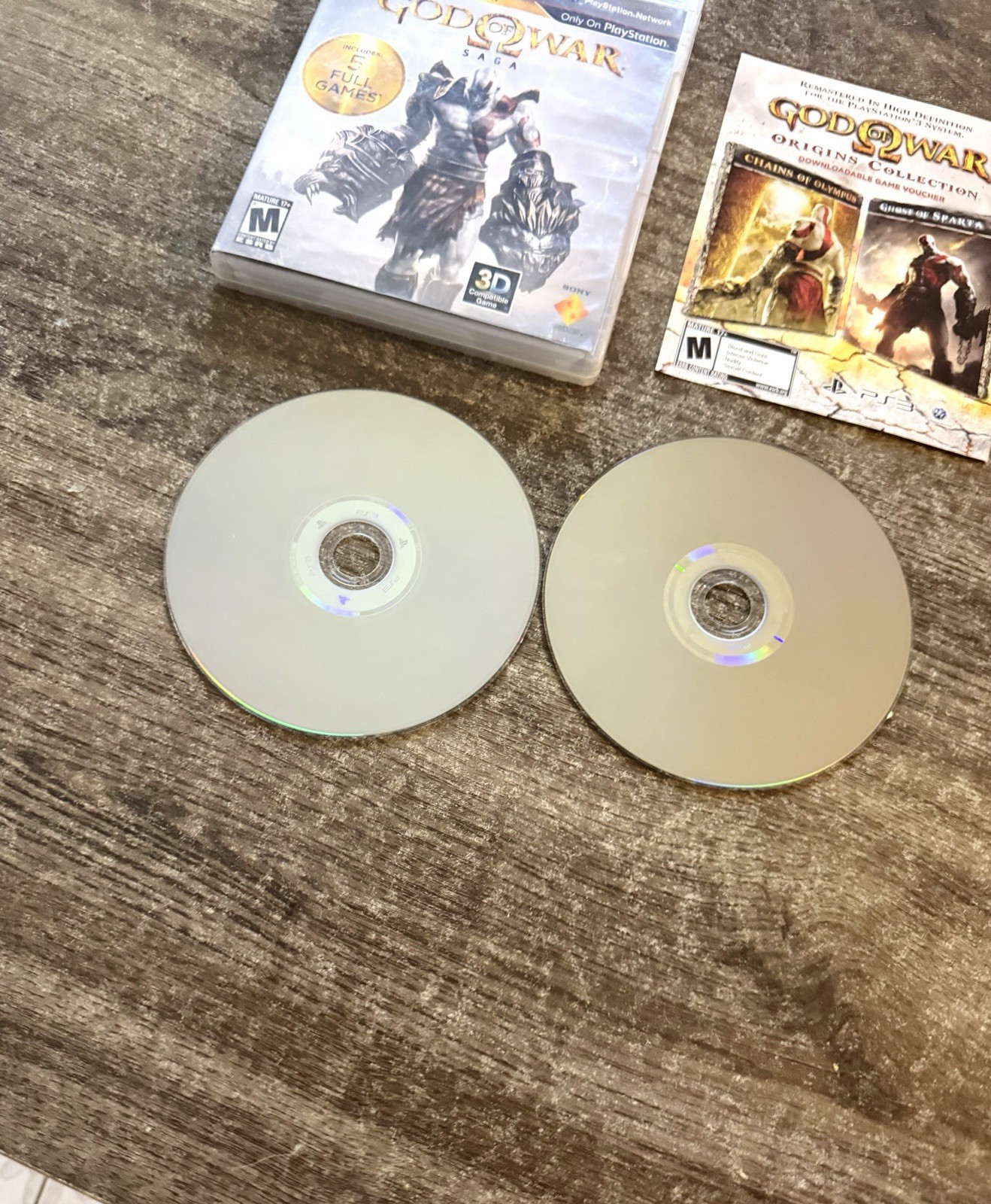 God of War Saga (Sony PlayStation 3, 2012) COMPLETE! Tested & Working!