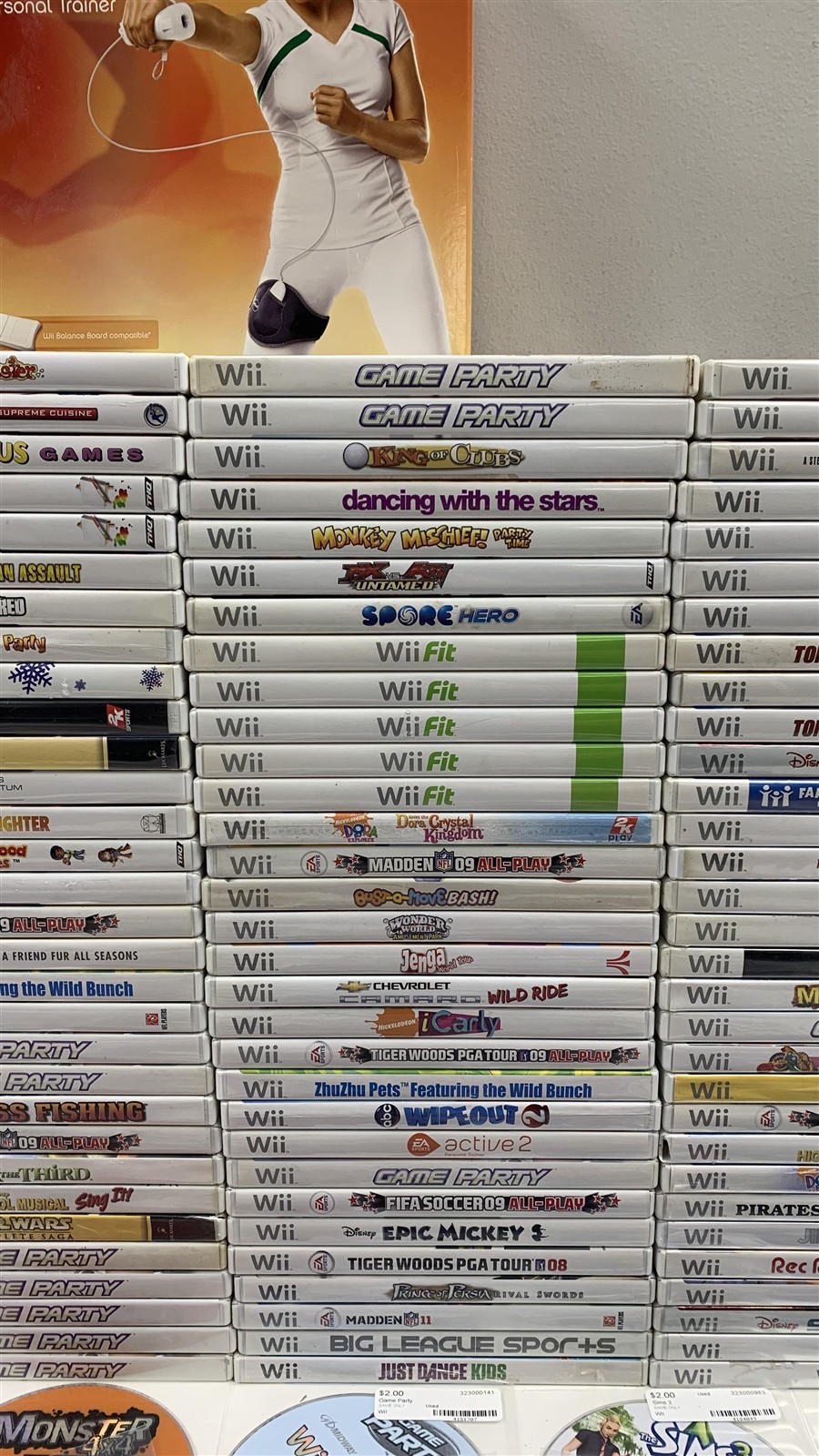 Lot of 181 Nintendo Wii Games Mixed Titles Bulk Wholesale Tested Working