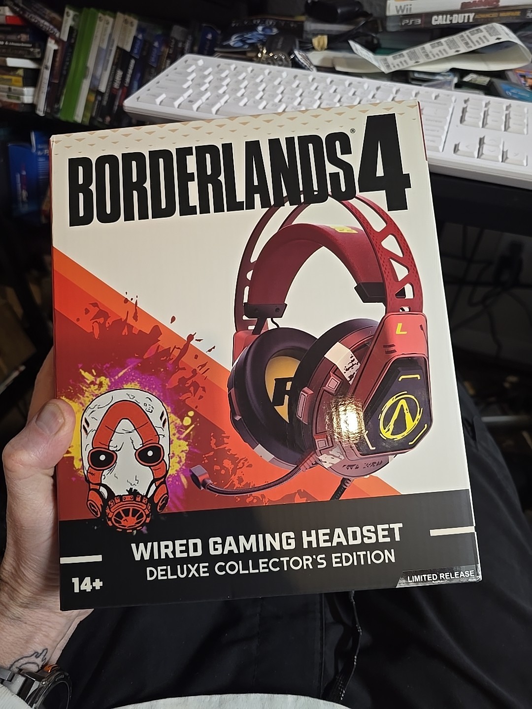 Borderlands Four 4 Wired Gaming Headset Deluxe Collector’s Edition