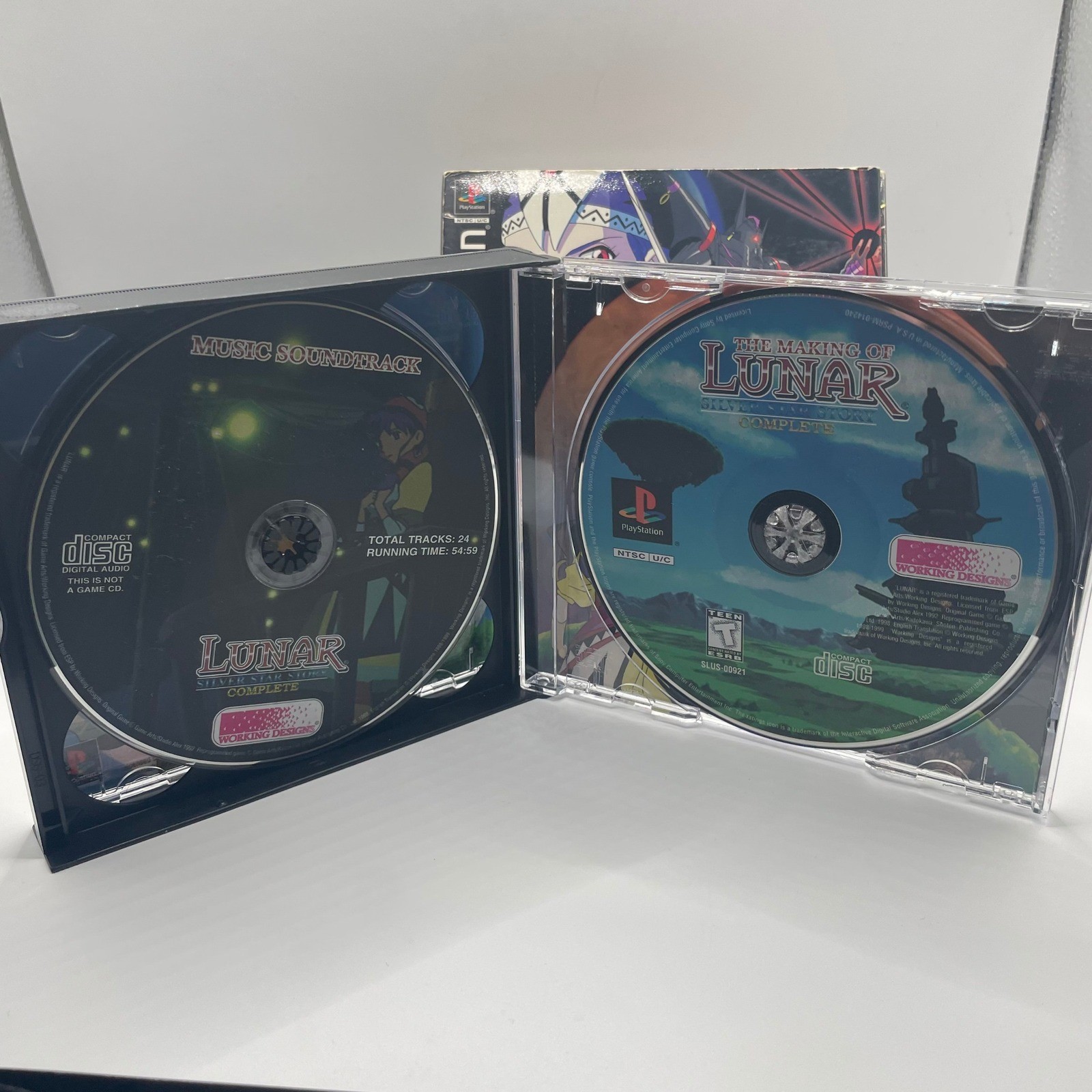 Lunar Silver Star Story Complete PS1 Working Designs Collector’s Edition Boxed