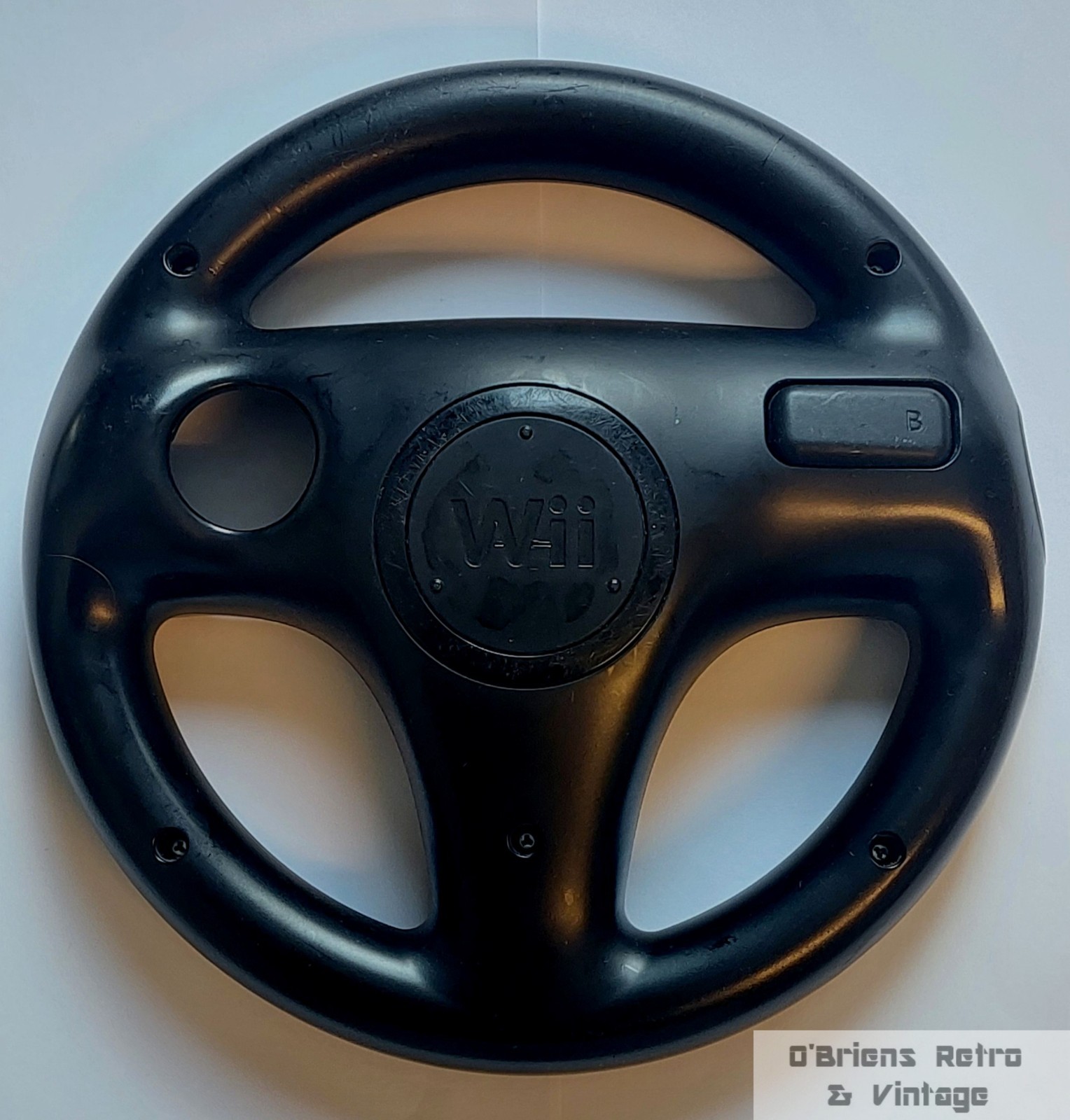 Nintendo Wii Wheel RVL‑024 – Official Steering Wheel Accessory – Very Good
