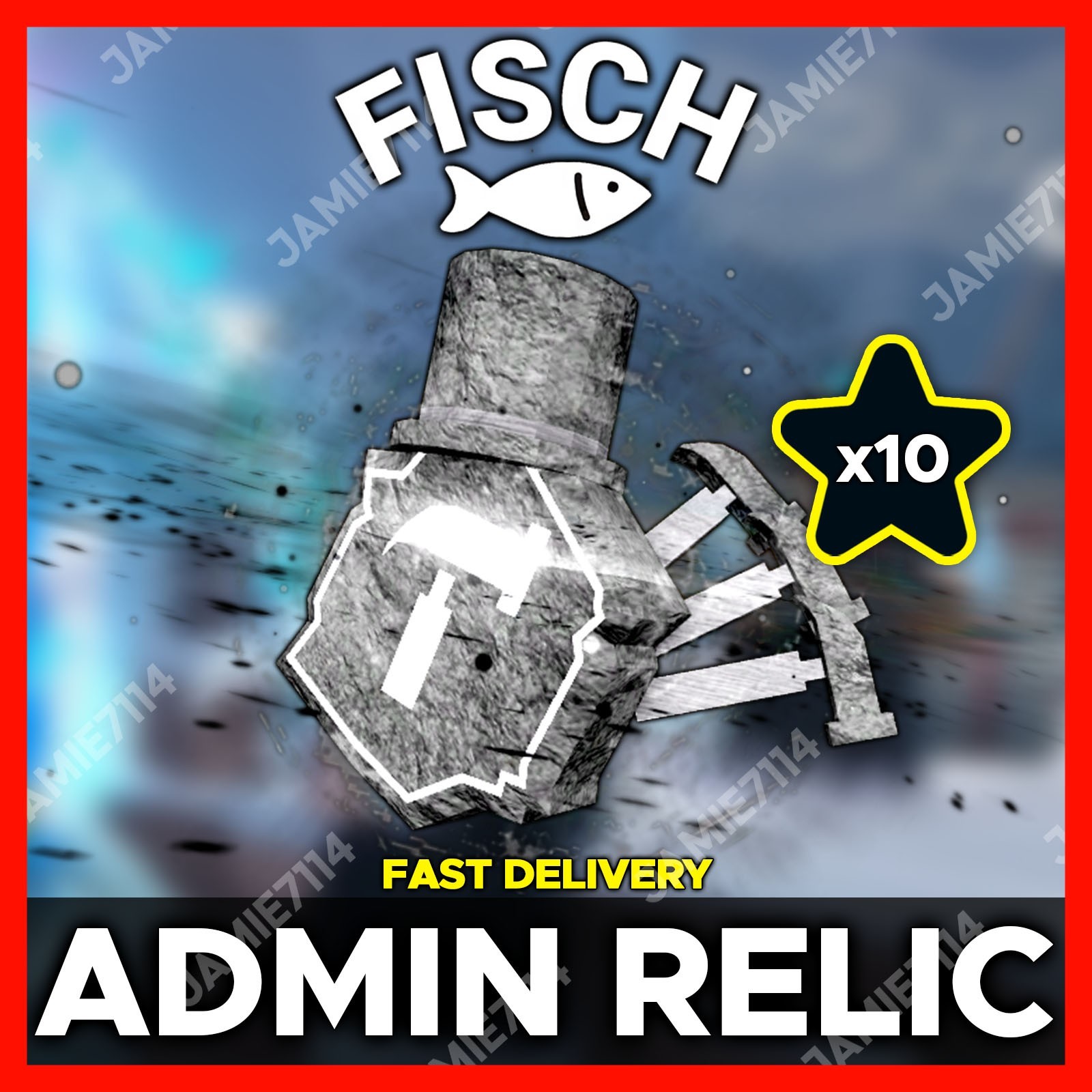 FISCH 🐟 Admin Relic x10‼️CHEAP & FAST SERVICE ‼️