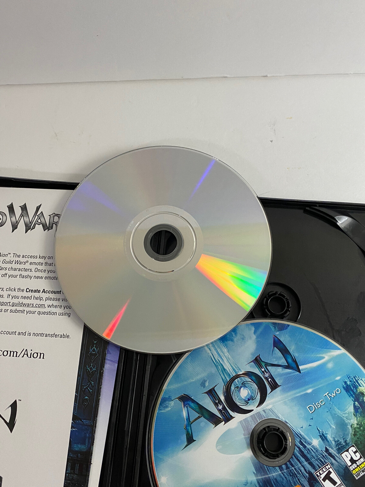 Aion (PC DVD-Rom, 2009, 2-Discs) Steelbook Edition Complete w/Game manual CIB