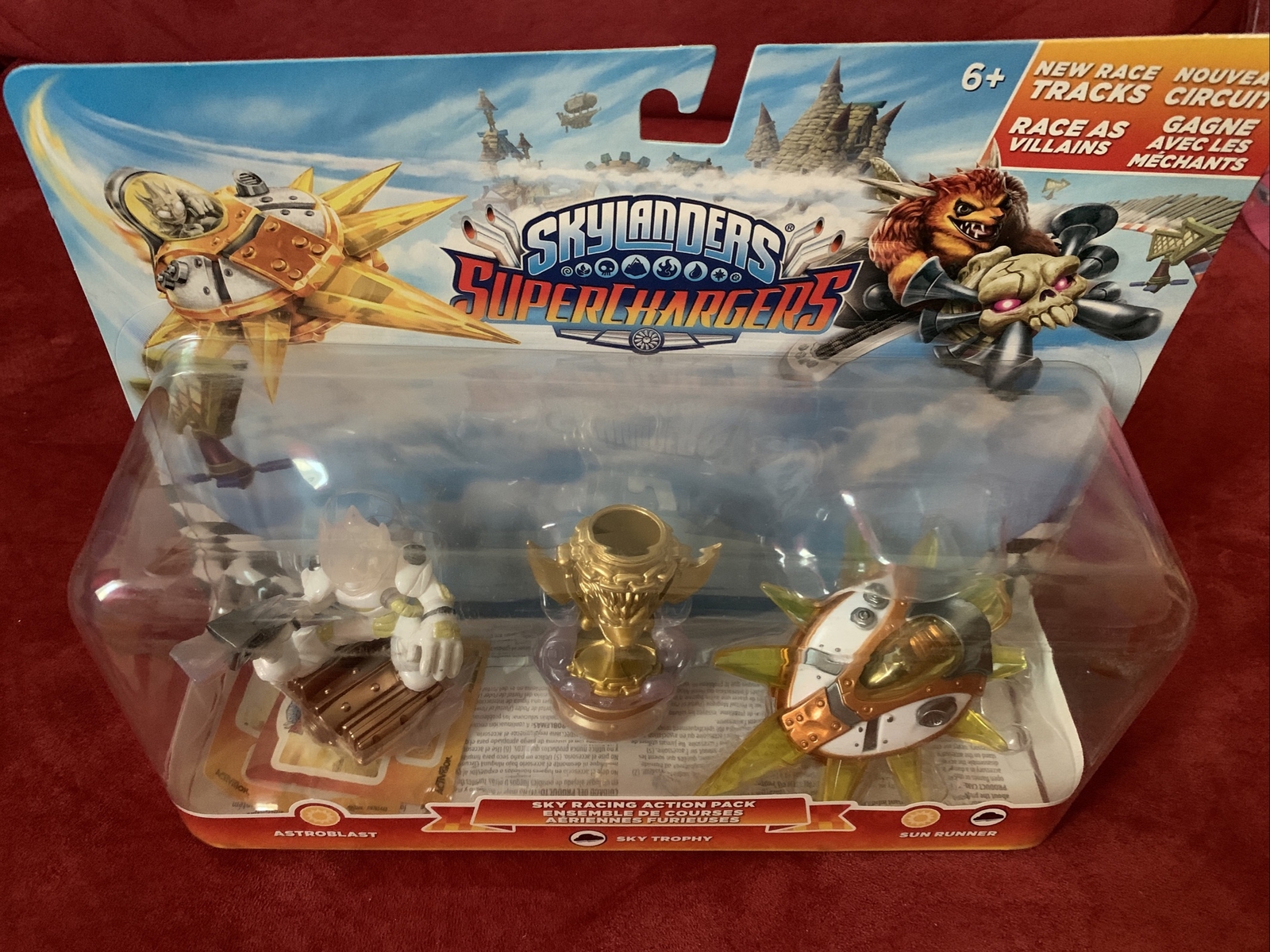 Skylanders Superchargers Sky Racing Action Pack Astroblast Sun Runner Trophy 🏆